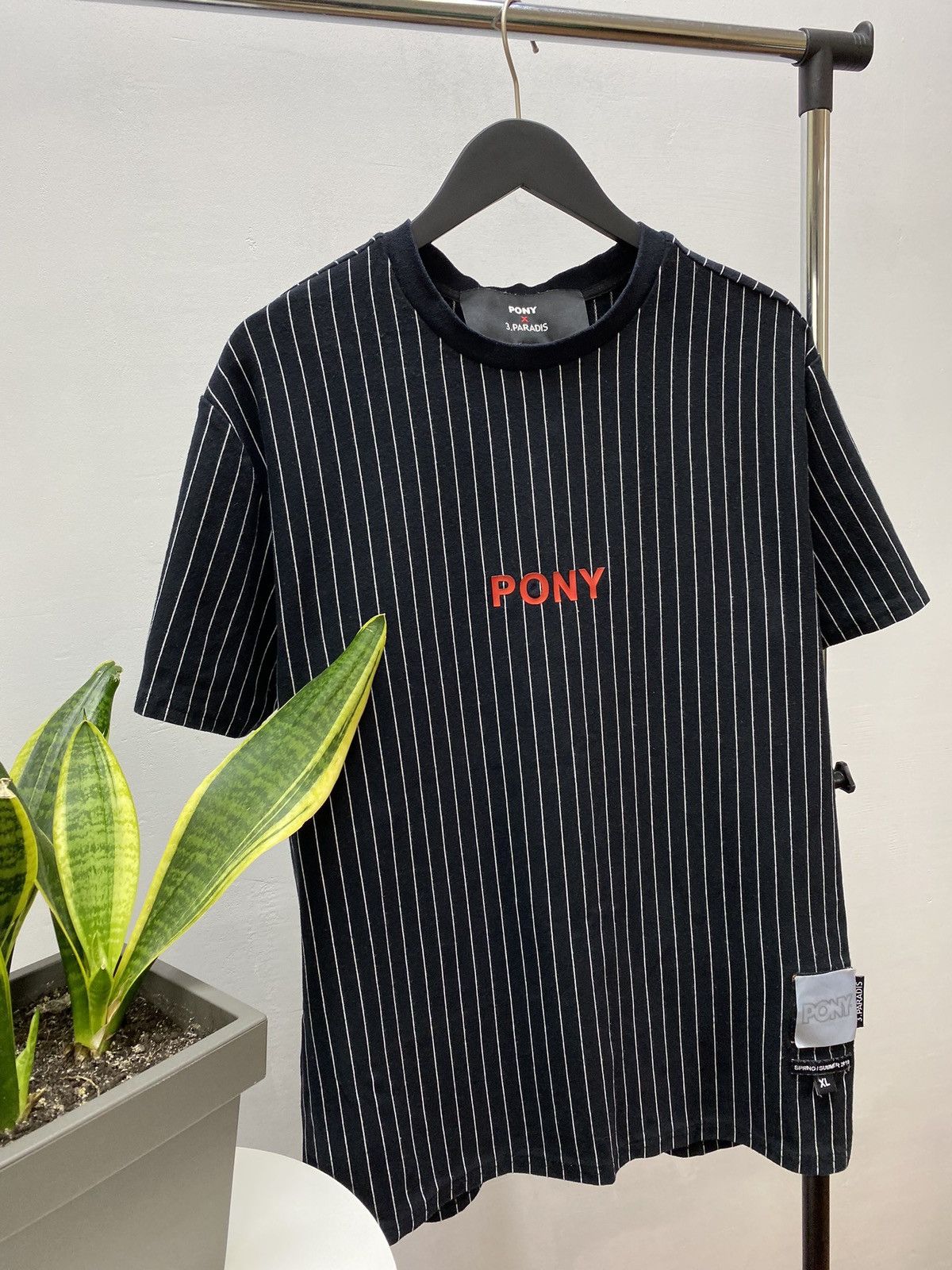 3.PARADIS × PONY 3.Paradis x Pony Striped T-Shirt Size US XL / EU 56 / 4 - 3 Thumbnail