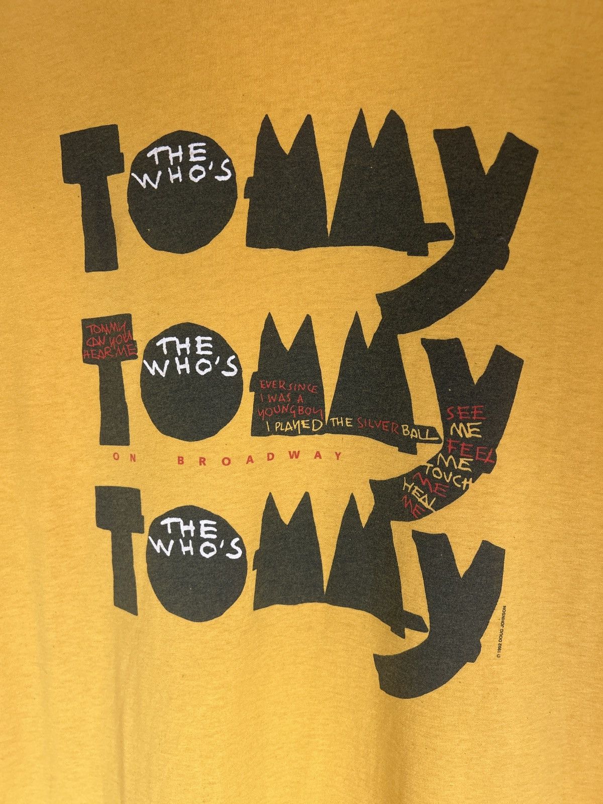 Hanes Vintage 1992 The Who On Broadway Tee Size US XL / EU 56 / 4 - 2 Thumbnail