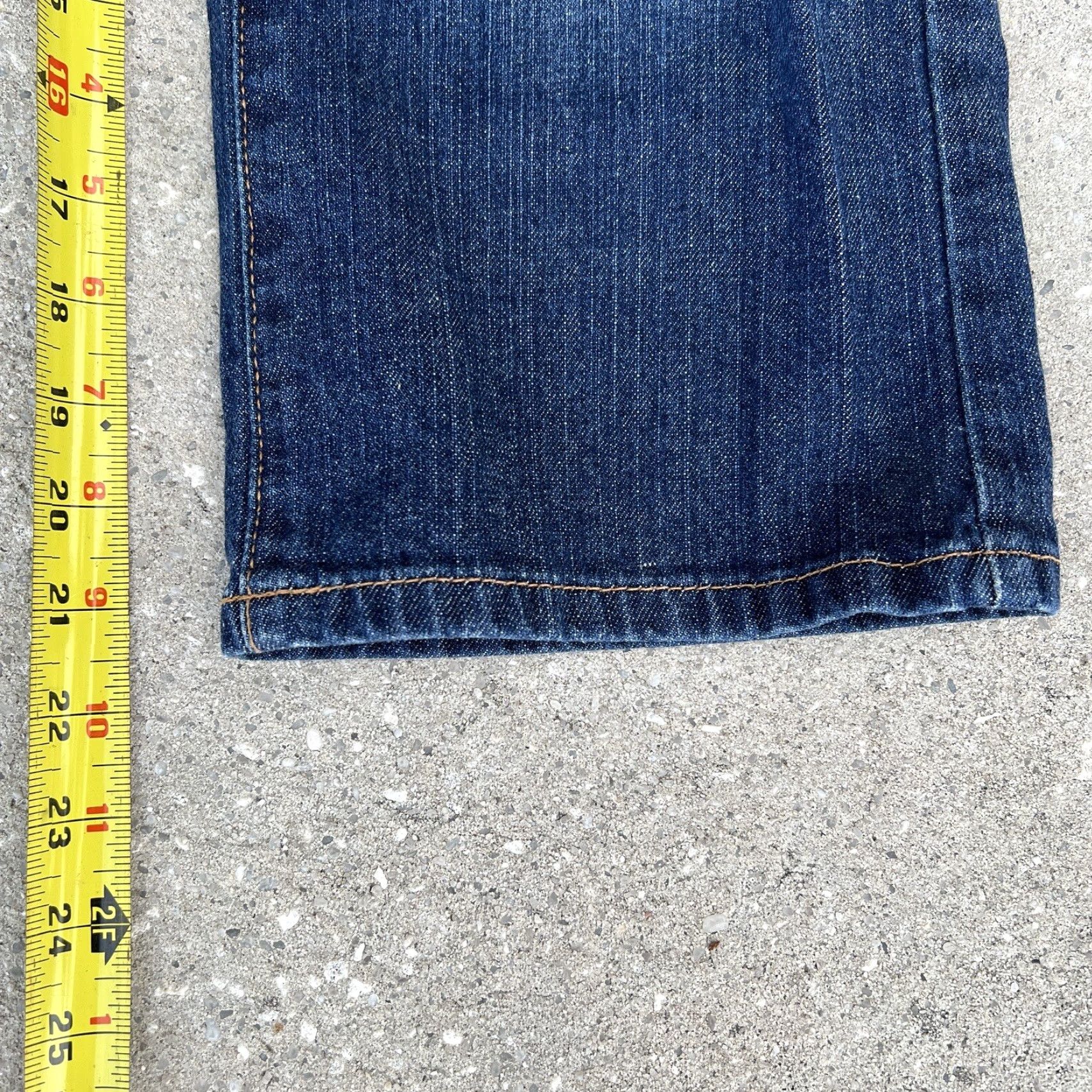 Lucky Brand Vintage Lucky Brand Women's Cropped Blue Denim Jeans Size 6 Regular Fit Spring Summer Fall Size 28" / US 6 / IT 42 - 6 Thumbnail
