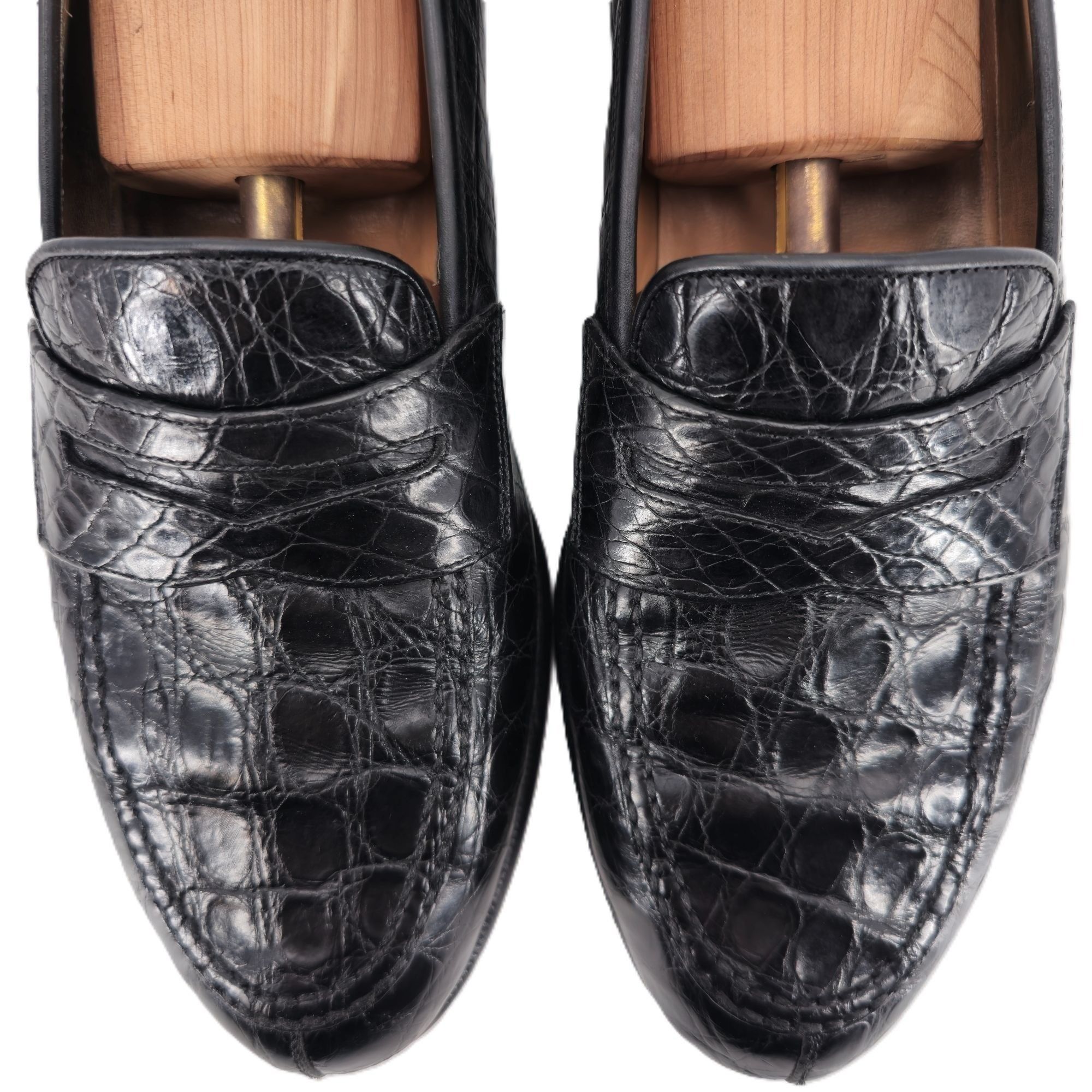 Salvatore Ferragamo Salvatore Ferragamo Exotic Black Crocodile Dress Shoe Men 11 Size US 11 / EU 44 - 2 Thumbnail