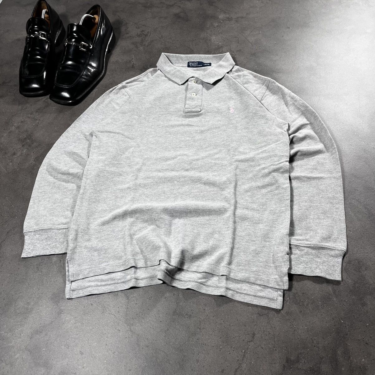 Polo Ralph Lauren Polo Ralph Lauren Small Pony Longsleeve Rugby Shirt Tee Size US S / EU 44-46 / 1 - 2 Thumbnail