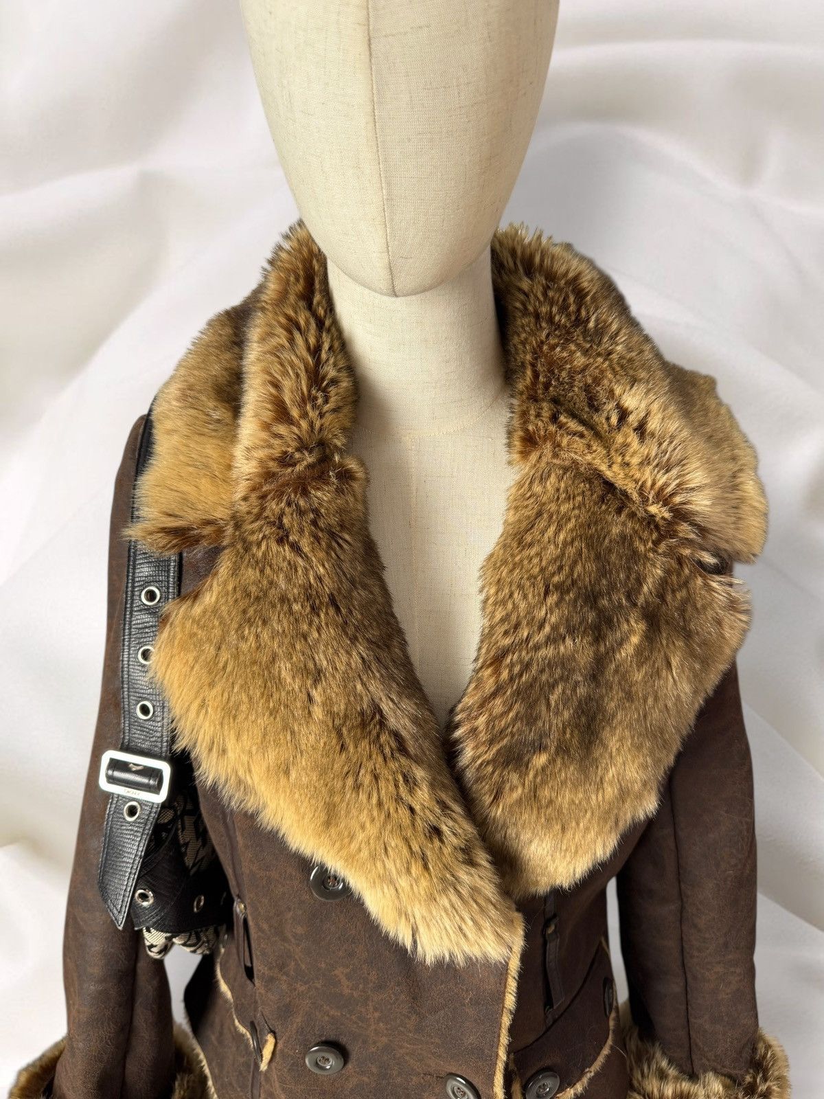 Japanese Brand Orsay Y2K Boho Vintage Faux Fur Sheepskin Style Coat Jacket Size M / US 6-8 / IT 42-44 - 2 Thumbnail