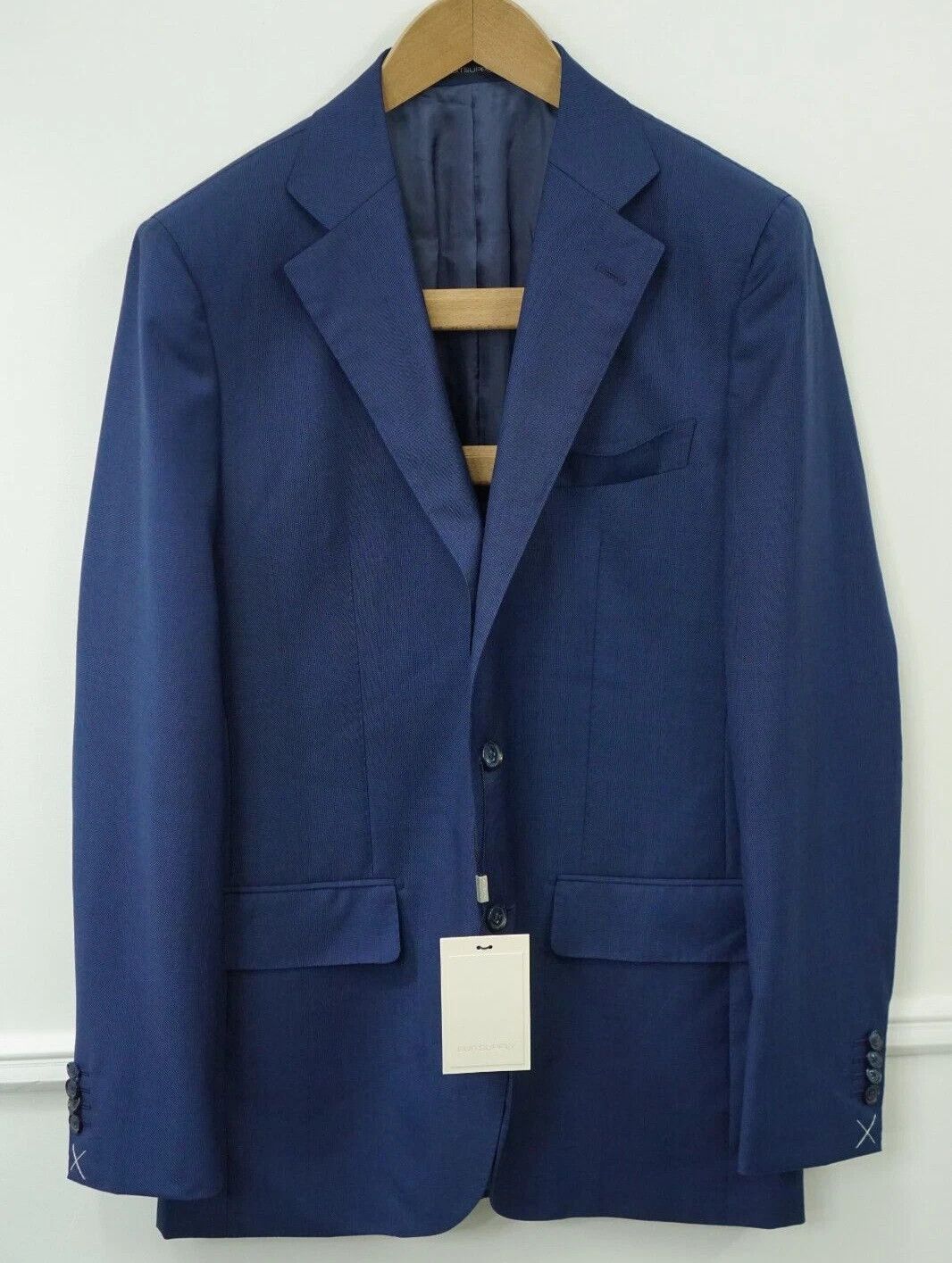 Suitsupply Men Suitsupply Blazer La Spalla Blue Vitale Barberis US40L Size 40L - 1 Thumbnail