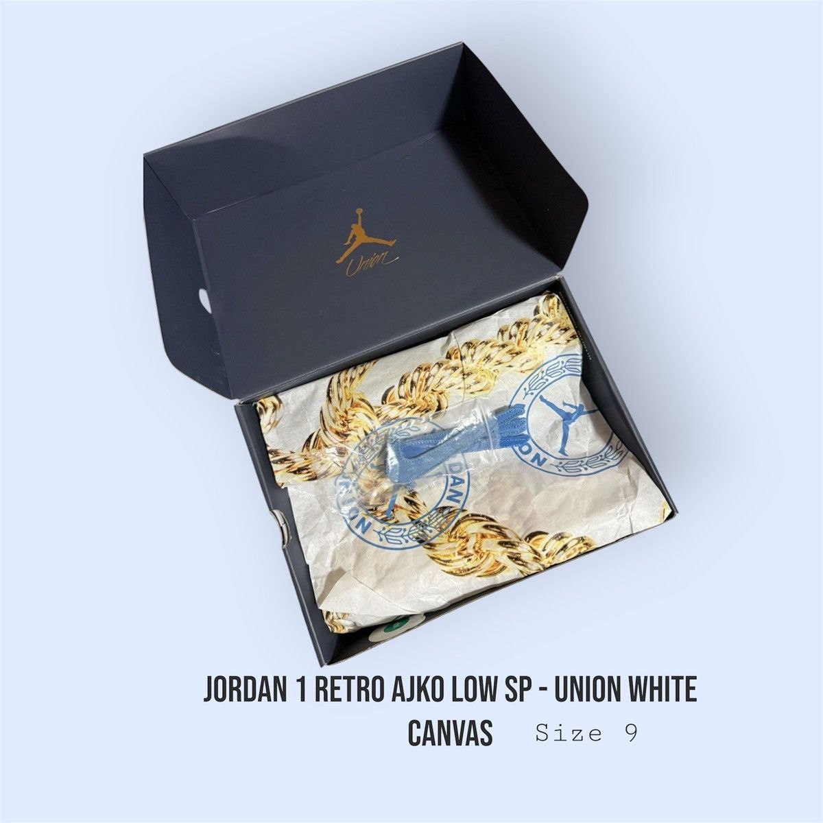 Jordan Brand × Union LA Jordan 1 Retro AJKO Low SP - Union White Canvas Size US 9 / EU 42 - 9 Thumbnail