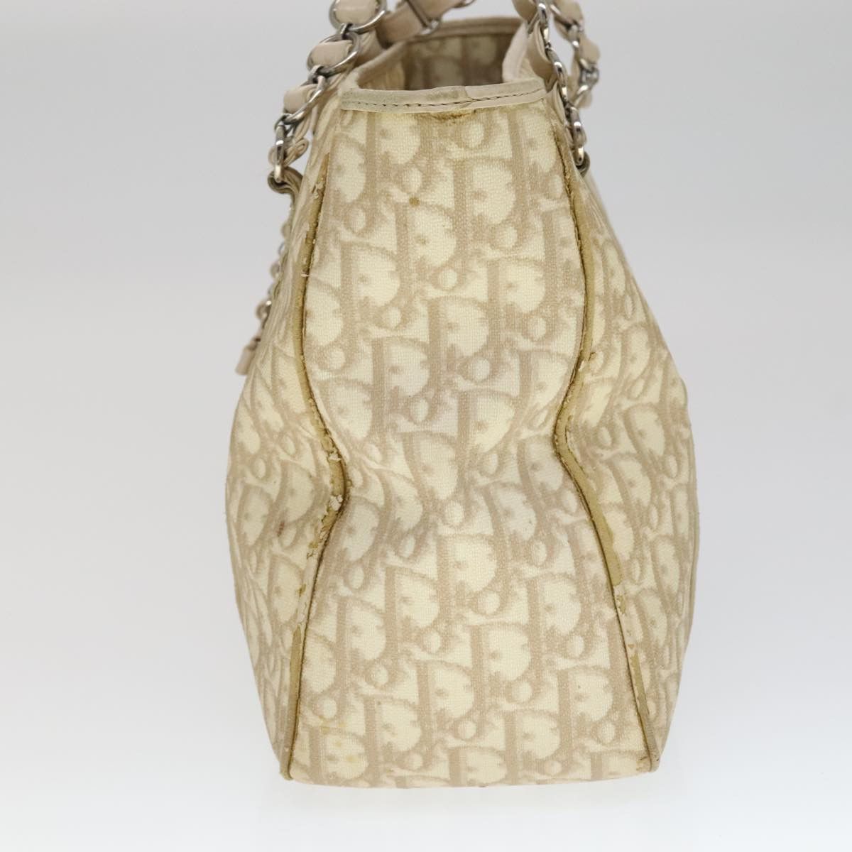 Dior DIOR Trotter Canvas Romantic Shoulder Bag Pvc Beige Silver Size ONE SIZE - 4 Thumbnail