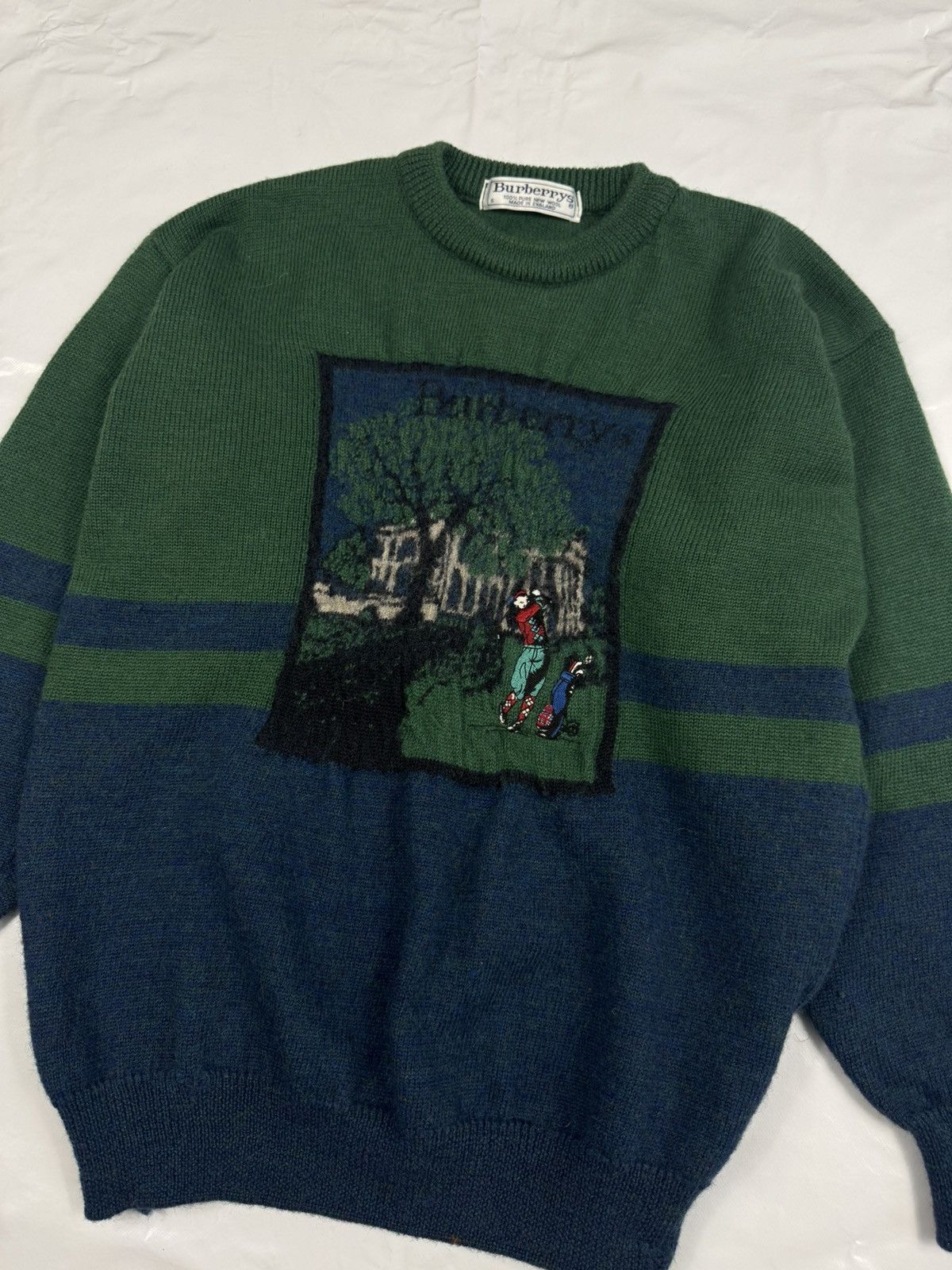 Burberry Burberrys vintage 80-80s sweater Size US M / EU 48-50 / 2 - 2 Thumbnail
