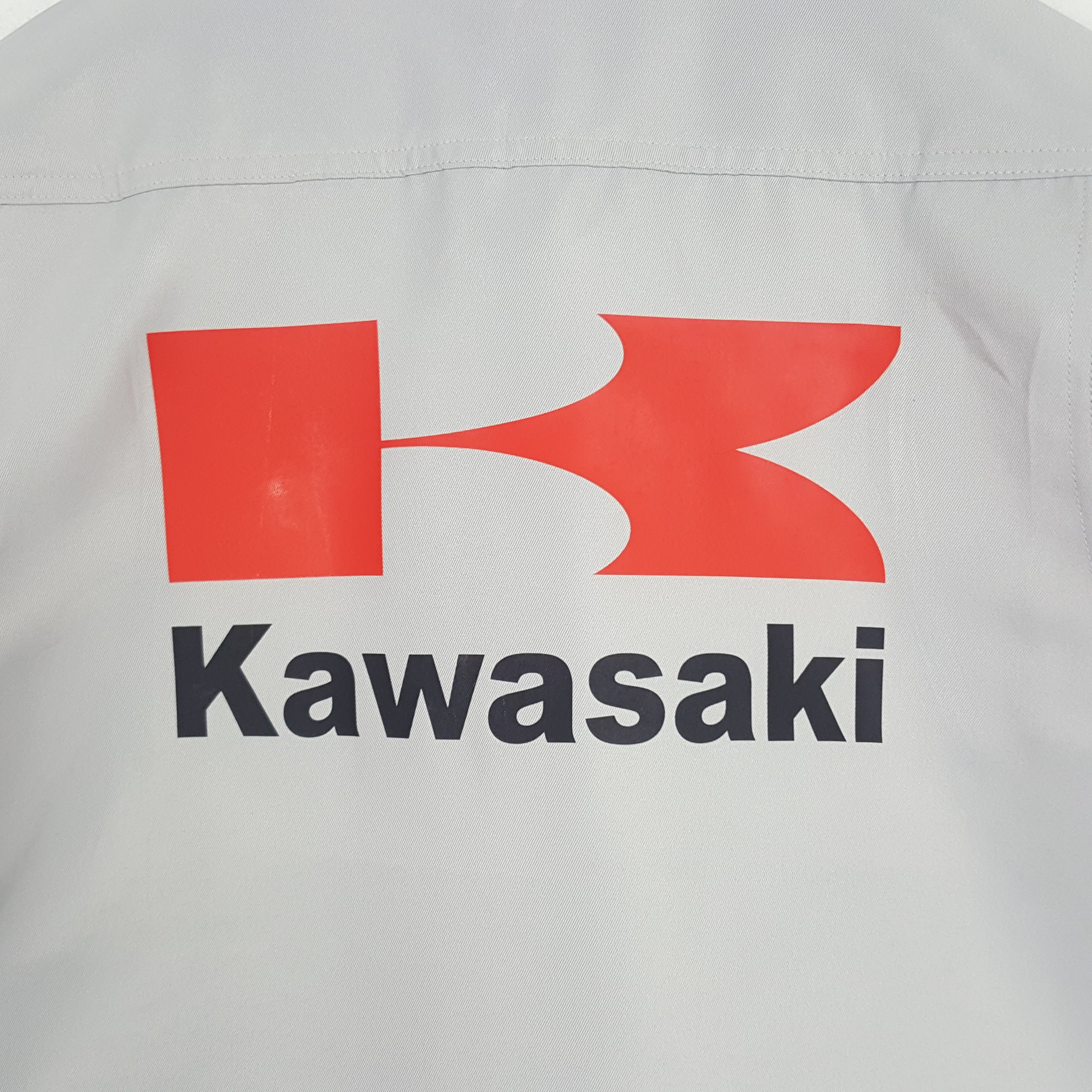 Japanese Brand × Vintage Vintage Kawasaki Japanese Motorsports Racing Custom Jacket Size US M / EU 48-50 / 2 - 4 Thumbnail