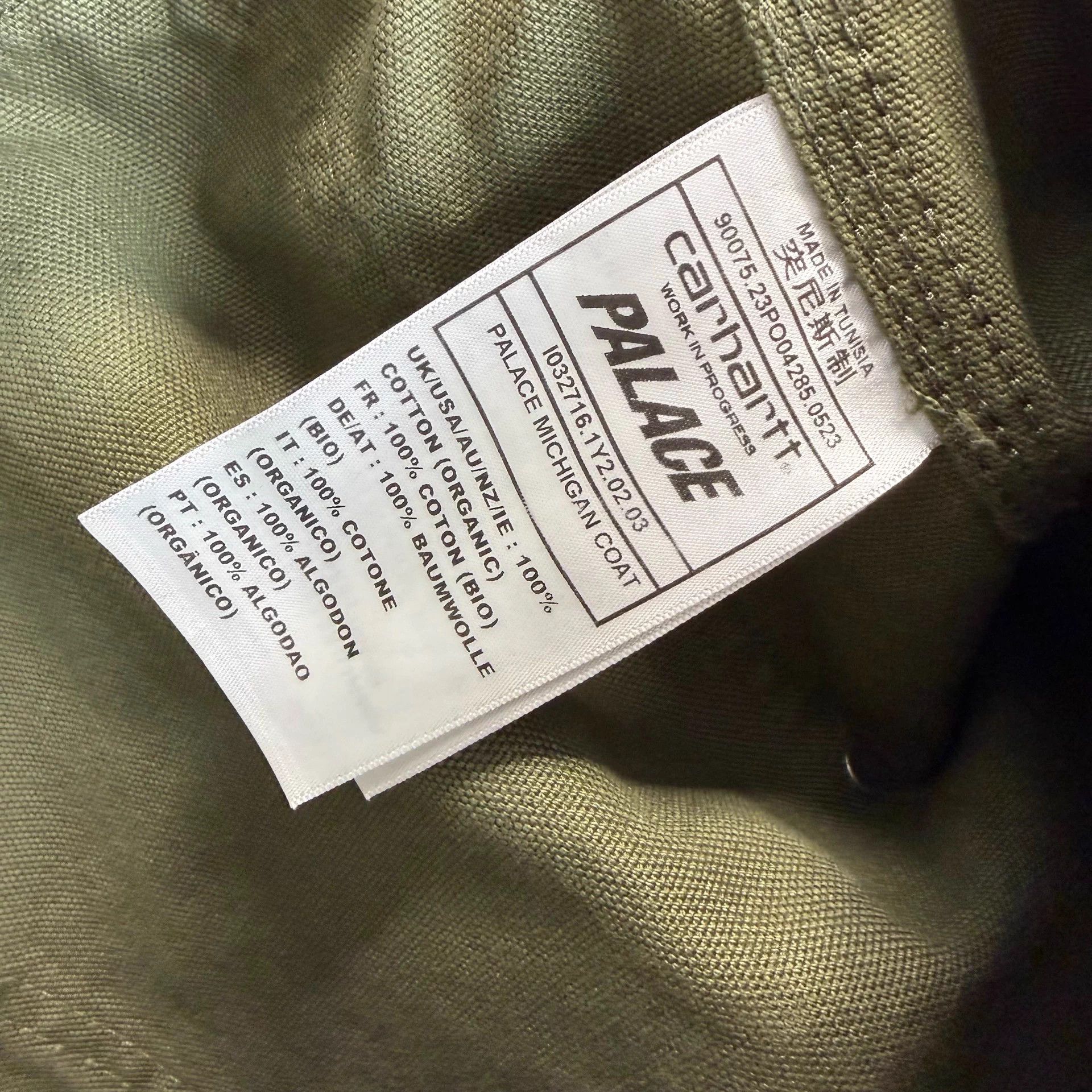 Palace Palace x Carhartt WIP Camo Panelled Flight Green Jacket Size US L / EU 52-54 / 3 - 8 Thumbnail