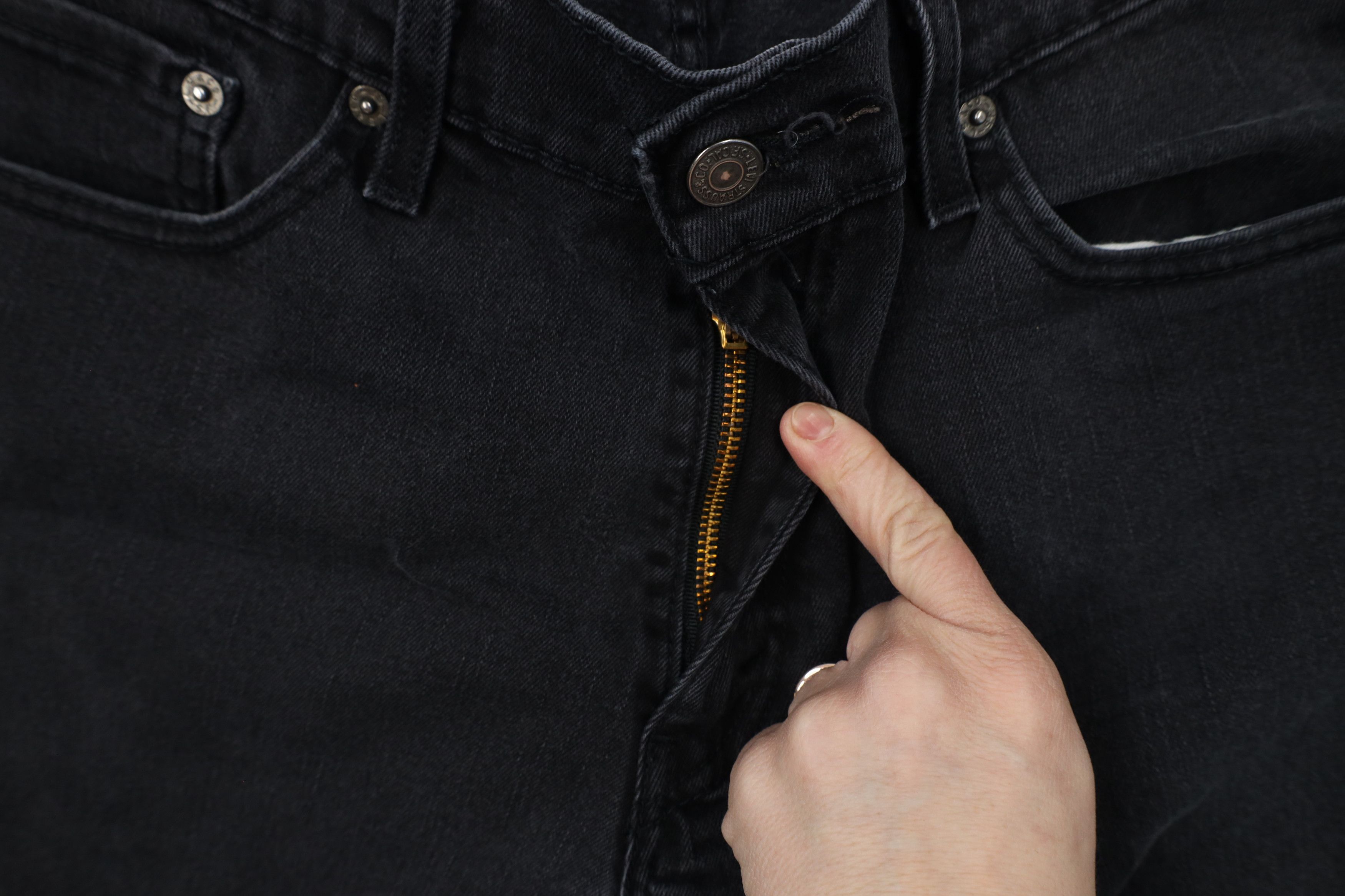 Levi's × Vintage Vintage Y2K Levis 541 Fit Tapered Leg Denim Jeans Black Size US 34 / EU 50 - 7 Thumbnail