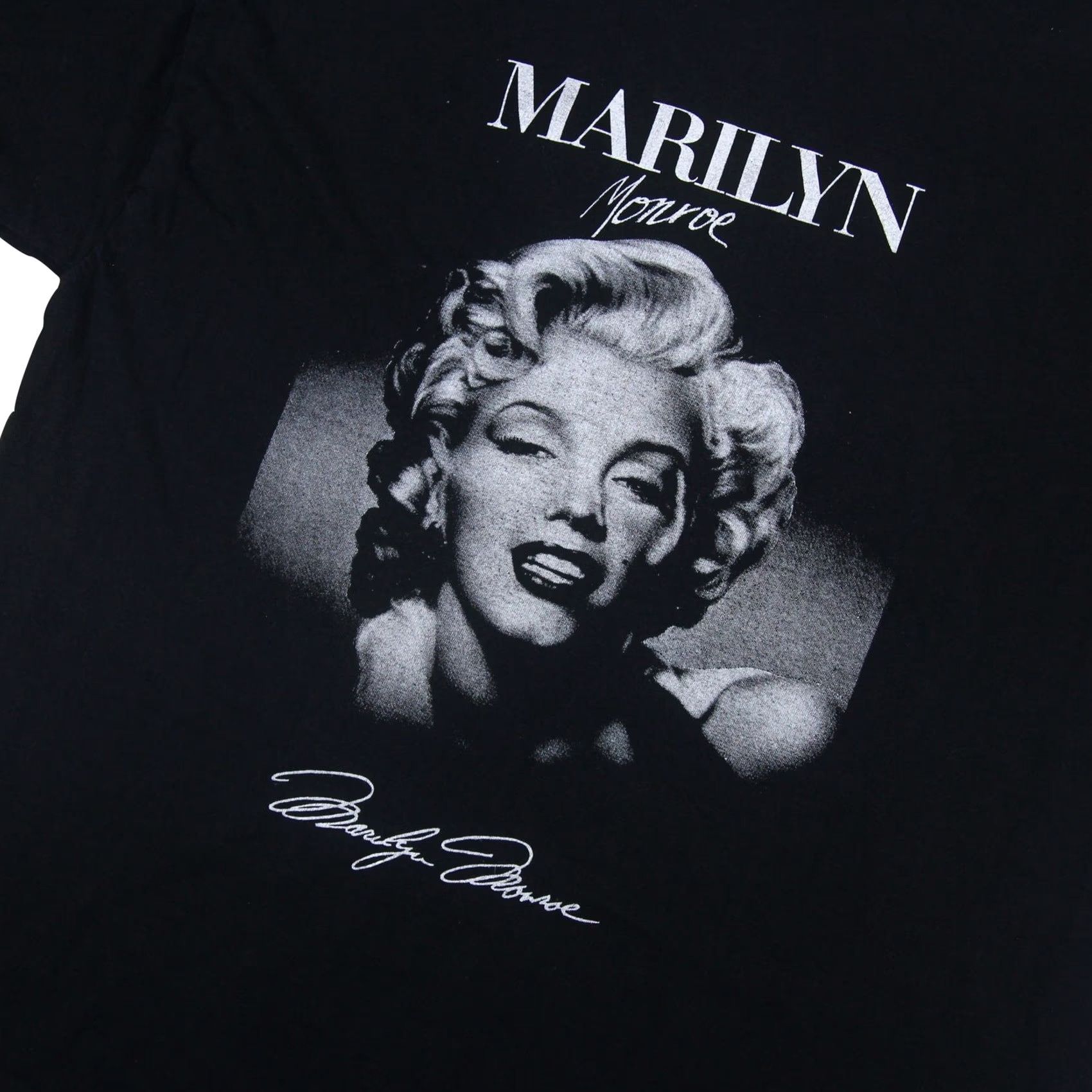 Vintage VINTAGE Marilyn Monroe Mens XL T Shirt Black Graphic Size US XL / EU 56 / 4 - 2 Thumbnail
