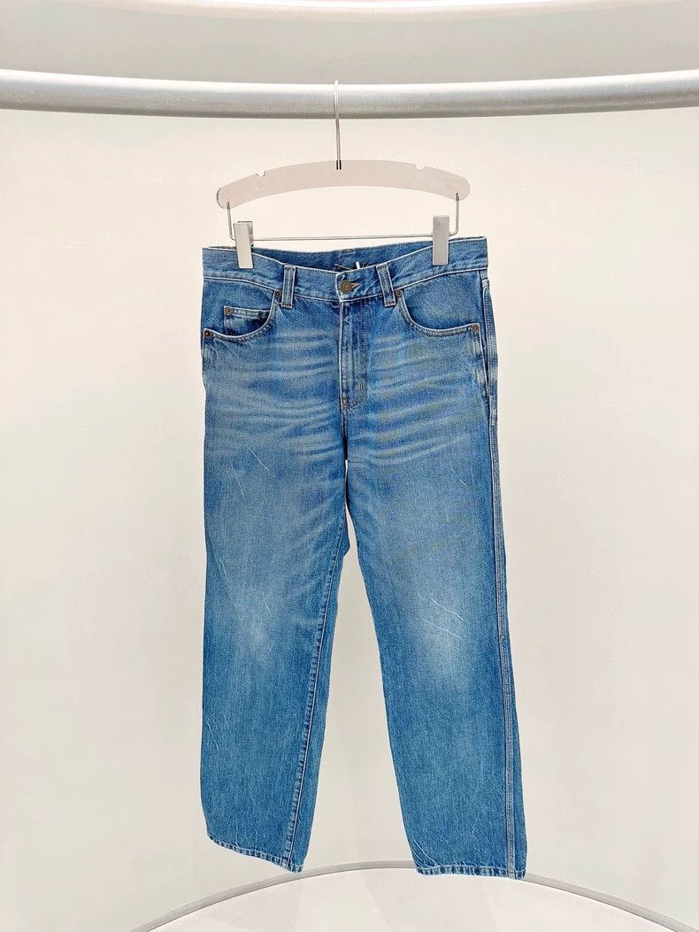 Saint Laurent Paris Saint Laurent Paris Blue Jeans Size US 30 / EU 46 - 1 Thumbnail