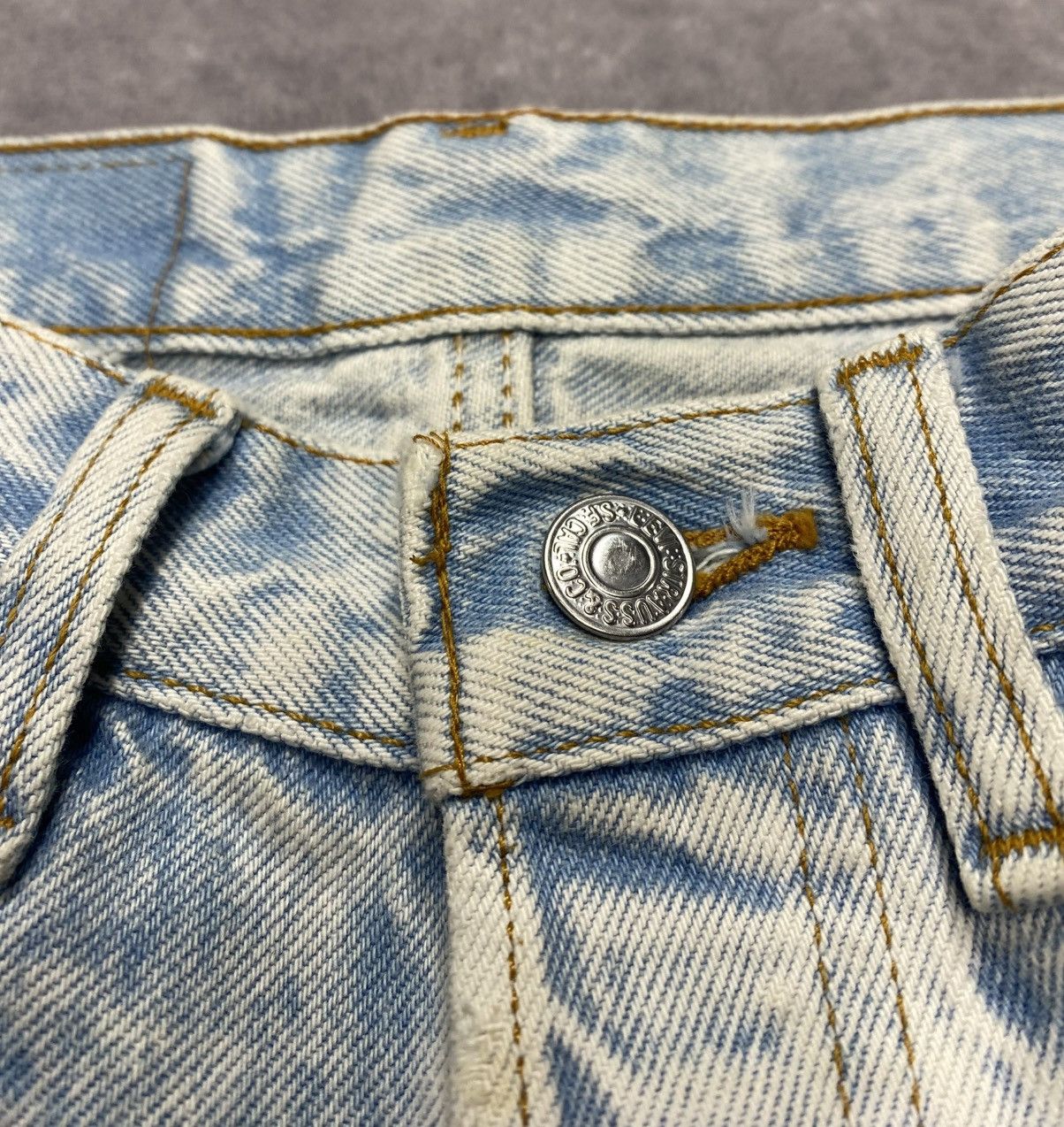Levi's 80’s Vintage Levi Strauss Light Faded Blue Jeans Size US 31 - 2 Thumbnail