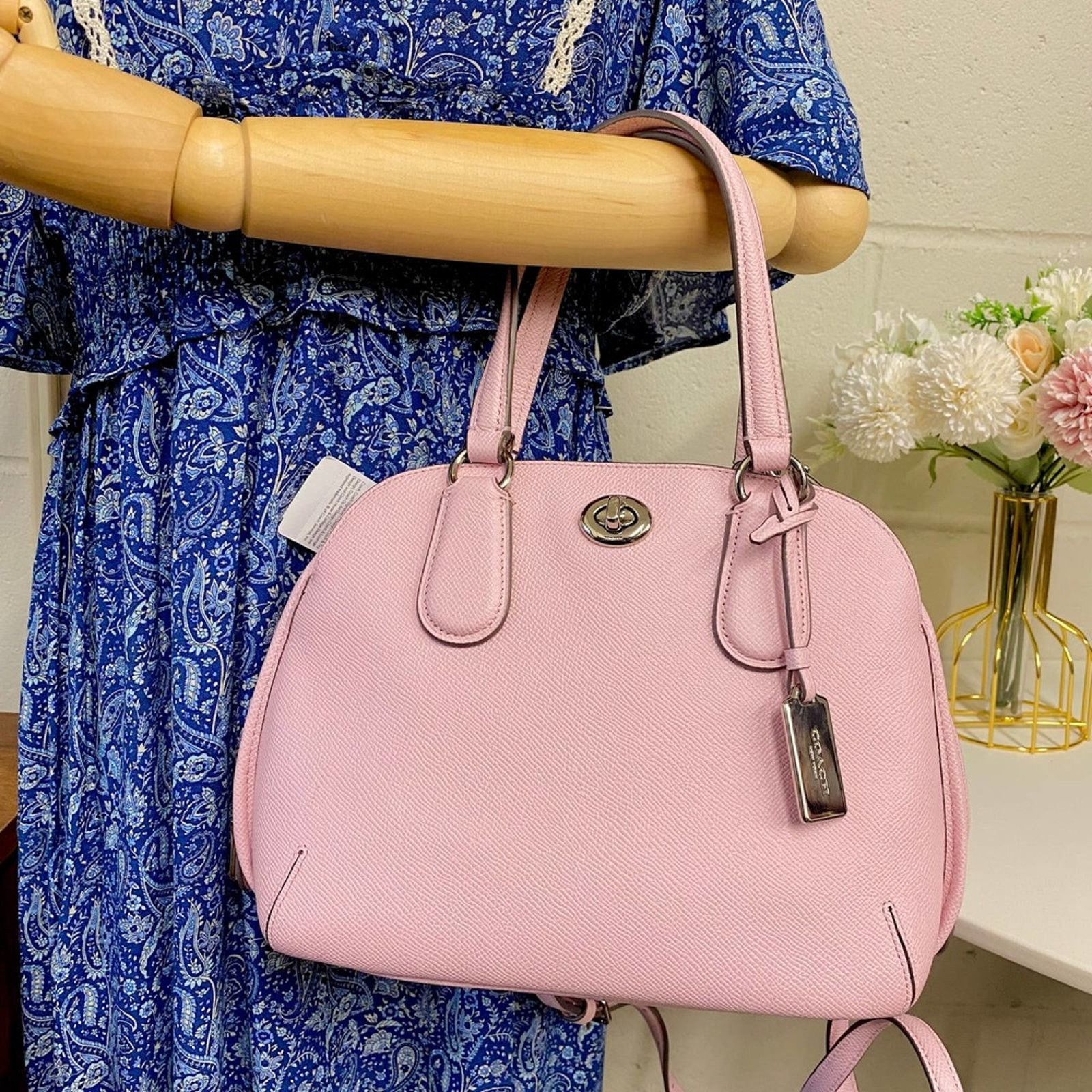 Coach Coach F34940 Mini Prince Street Satchel IN Petal Size ONE SIZE - 2 Thumbnail