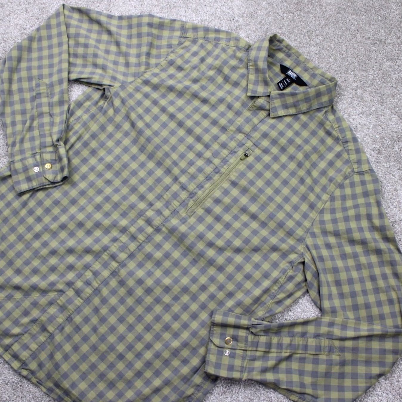 Vintage Alaskan Hardgear by Duluth Shirt Mens Large Green Slim Fit L/S Button-Up Plaid Outdoor Casual Workwear Long Sleeve Mens Size US L / EU 52-54 / 3 - 3 Thumbnail