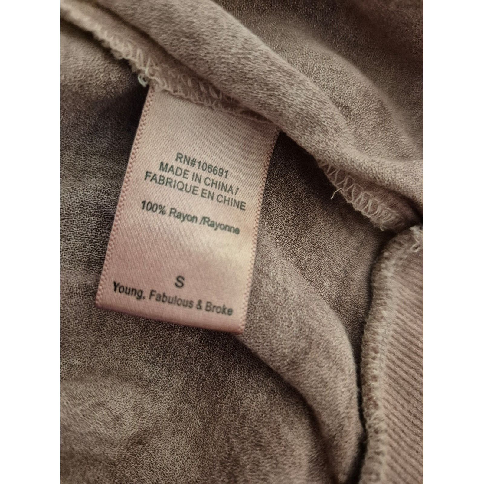 Young Fabulous & Broke Young Fabulous & Broke Top Vintage Wash Dolman Boat Neck Mar Size S / US 4 / IT 40 - 6 Thumbnail