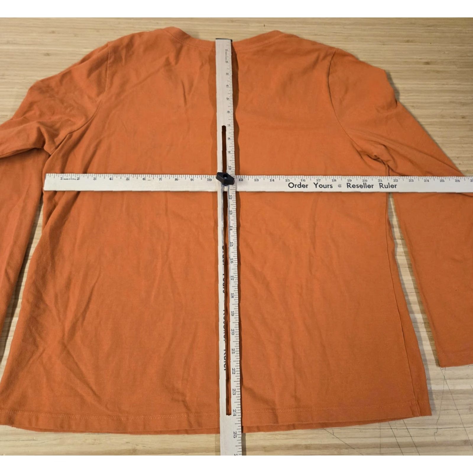 Harley Davidson VINTAGE Harley-Davidson Shirt Womens 1W Orange Long Sleeve Bar & Shield Logo Motorcycle Size XL / US 12-14 / IT 48-50 - 5 Thumbnail