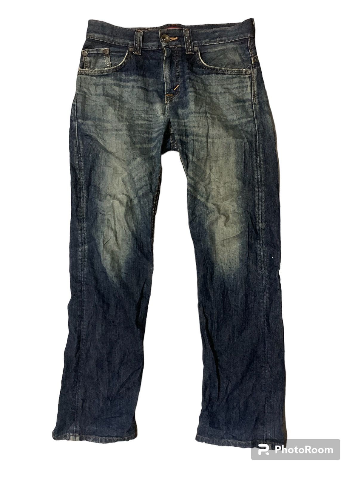 Edwin × Japanese Brand × Vintage Edwin Exclusive Vintage Selvedge Flare Denim Jeans Size US 30 / EU 46 - 1 Thumbnail