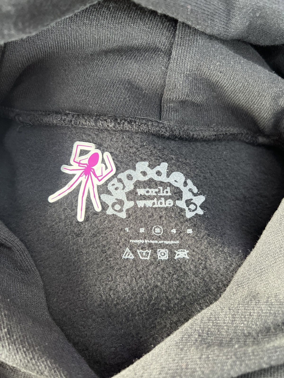 Sp5der Sp5der "P*NK" V2 Hoodie (Black) Size US L / EU 52-54 / 3 - 3 Thumbnail