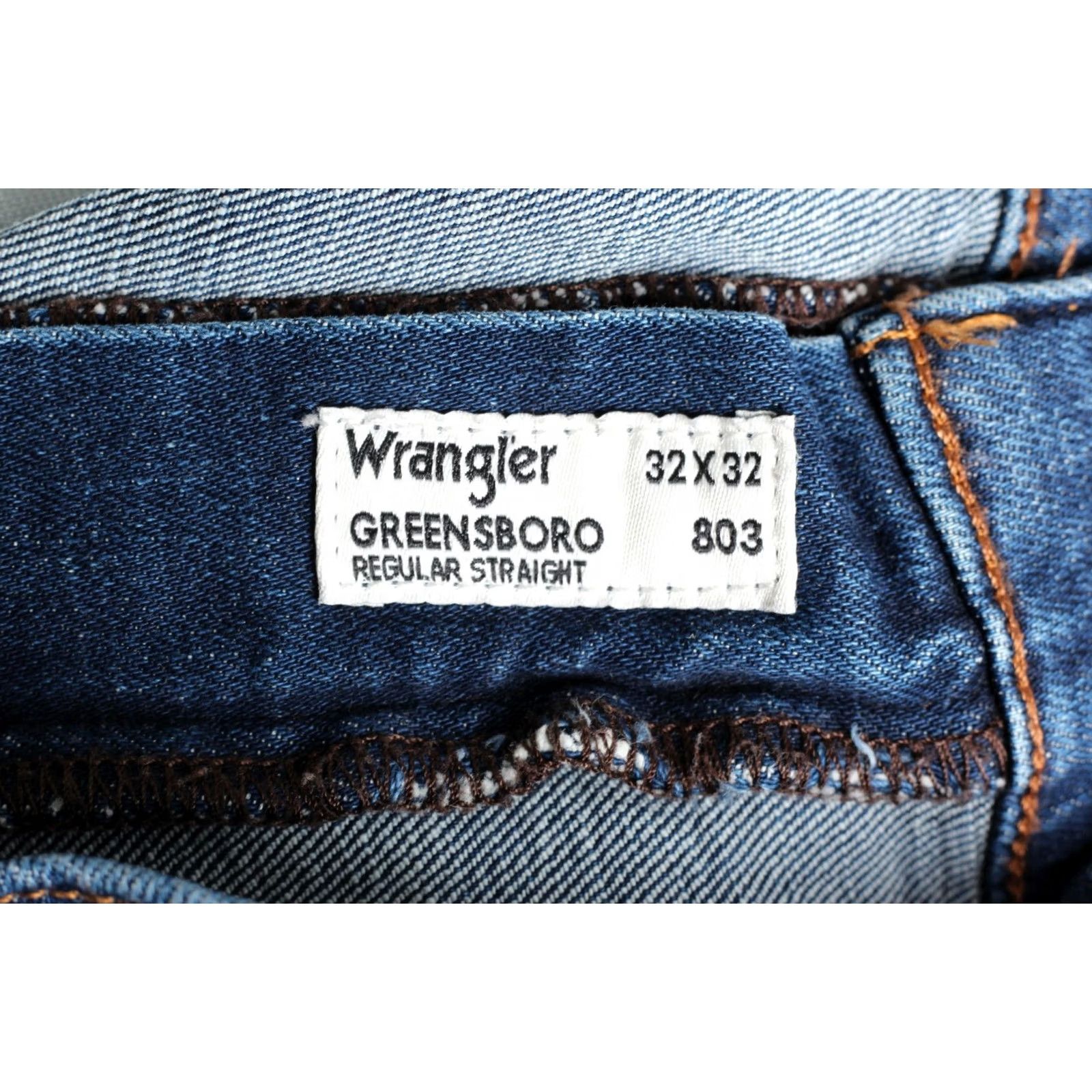 Wrangler Wrangler Greensboro Regular Straight Stretch Jeans Men Size W32 L32 Blue DZ7283 Size US 32 / EU 48 - 6 Thumbnail