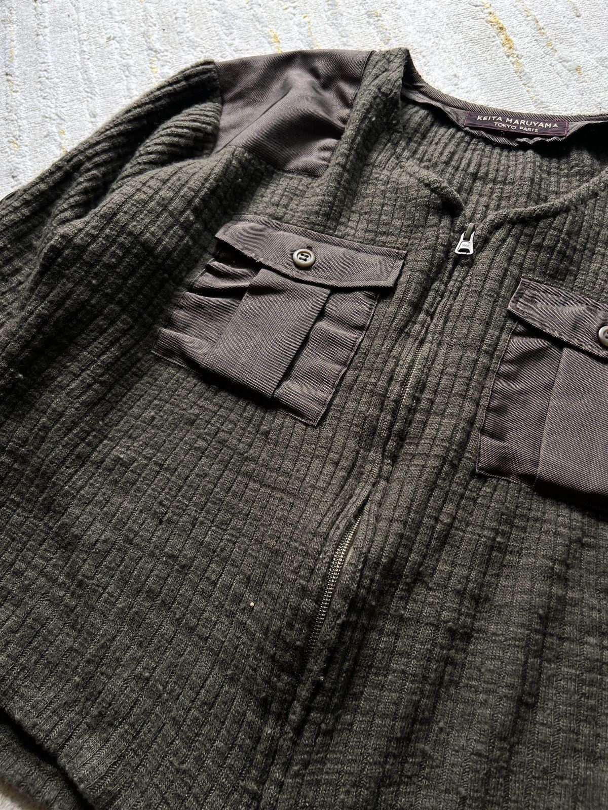 KEITAMARUYAMA Keita Mruyama Laine Wool Double Pocket Military Style Jacket Size US M / EU 48-50 / 2 - 17 Thumbnail