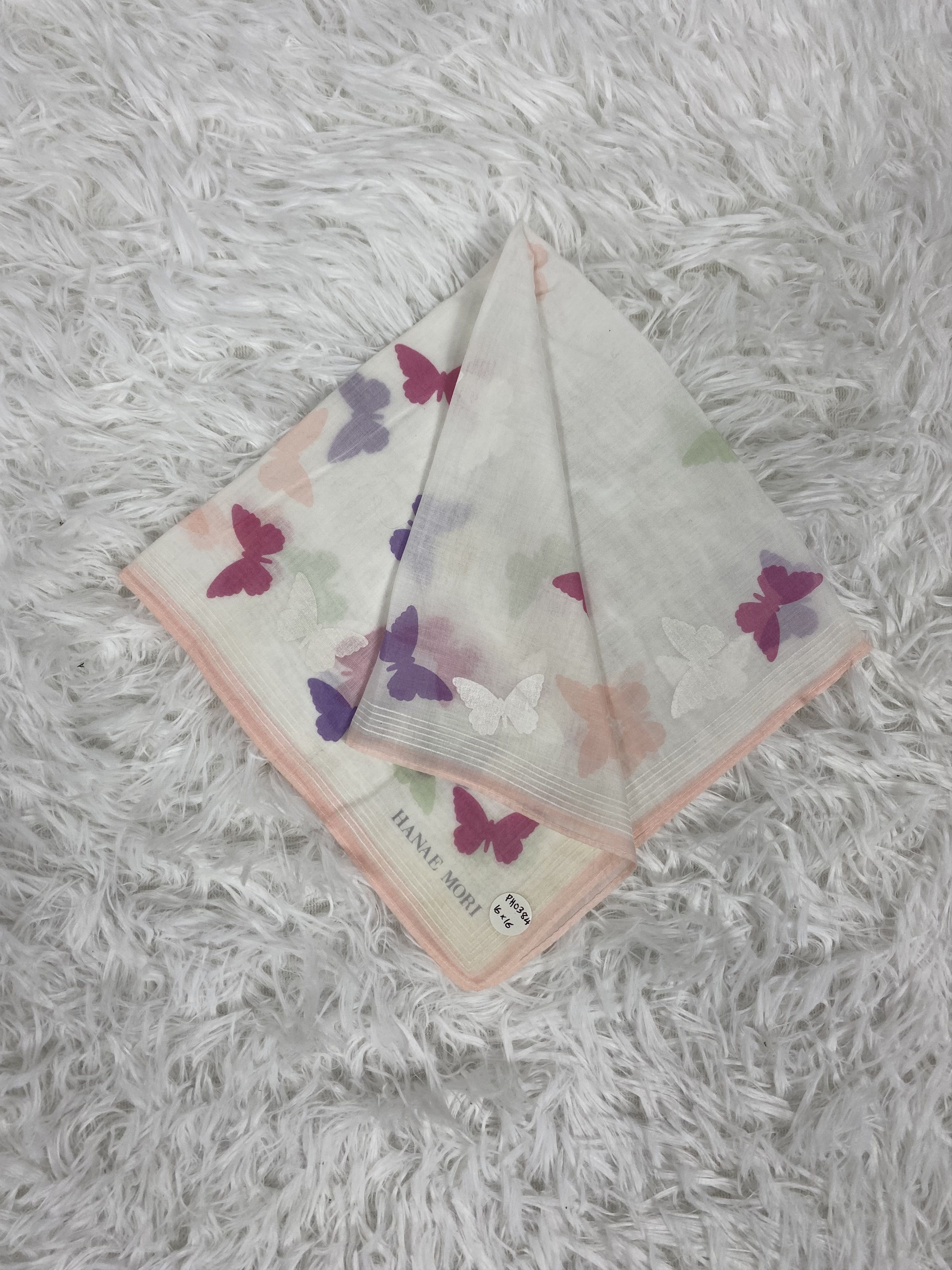 Hanae Mori Vintage Hanae Mori Handkerchief Neckerchief PH0384 Size ONE SIZE - 1 Thumbnail