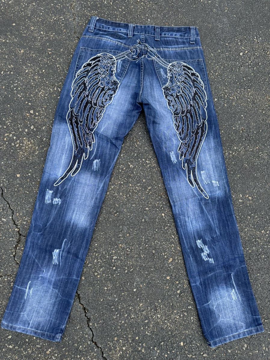 Vintage K&m jeans Kosmo lupo Size US 31 - 1 Thumbnail