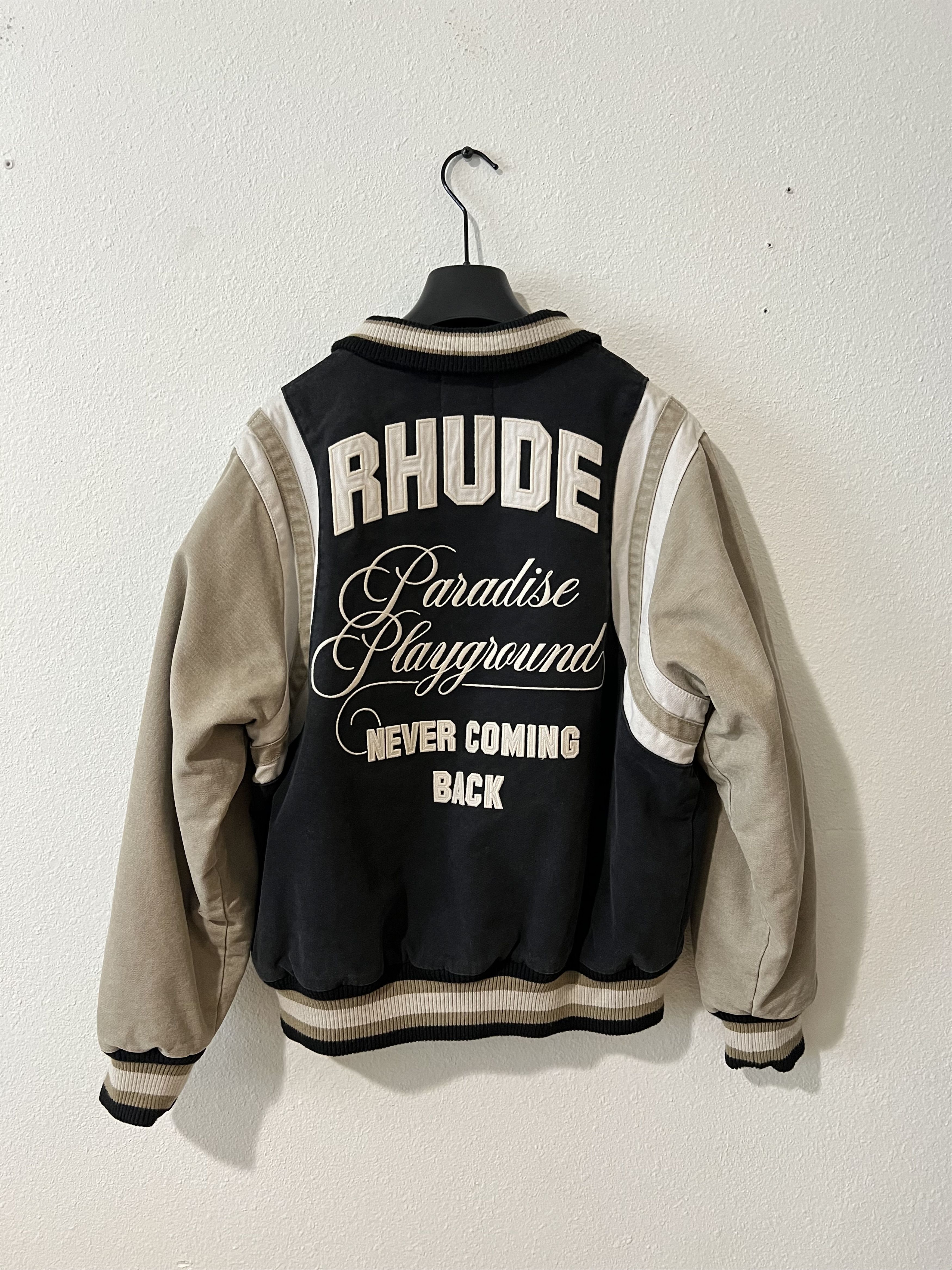 Rhude Vintage Canvas Varsity Jacket Size US M / EU 48-50 / 2 - 3 Thumbnail