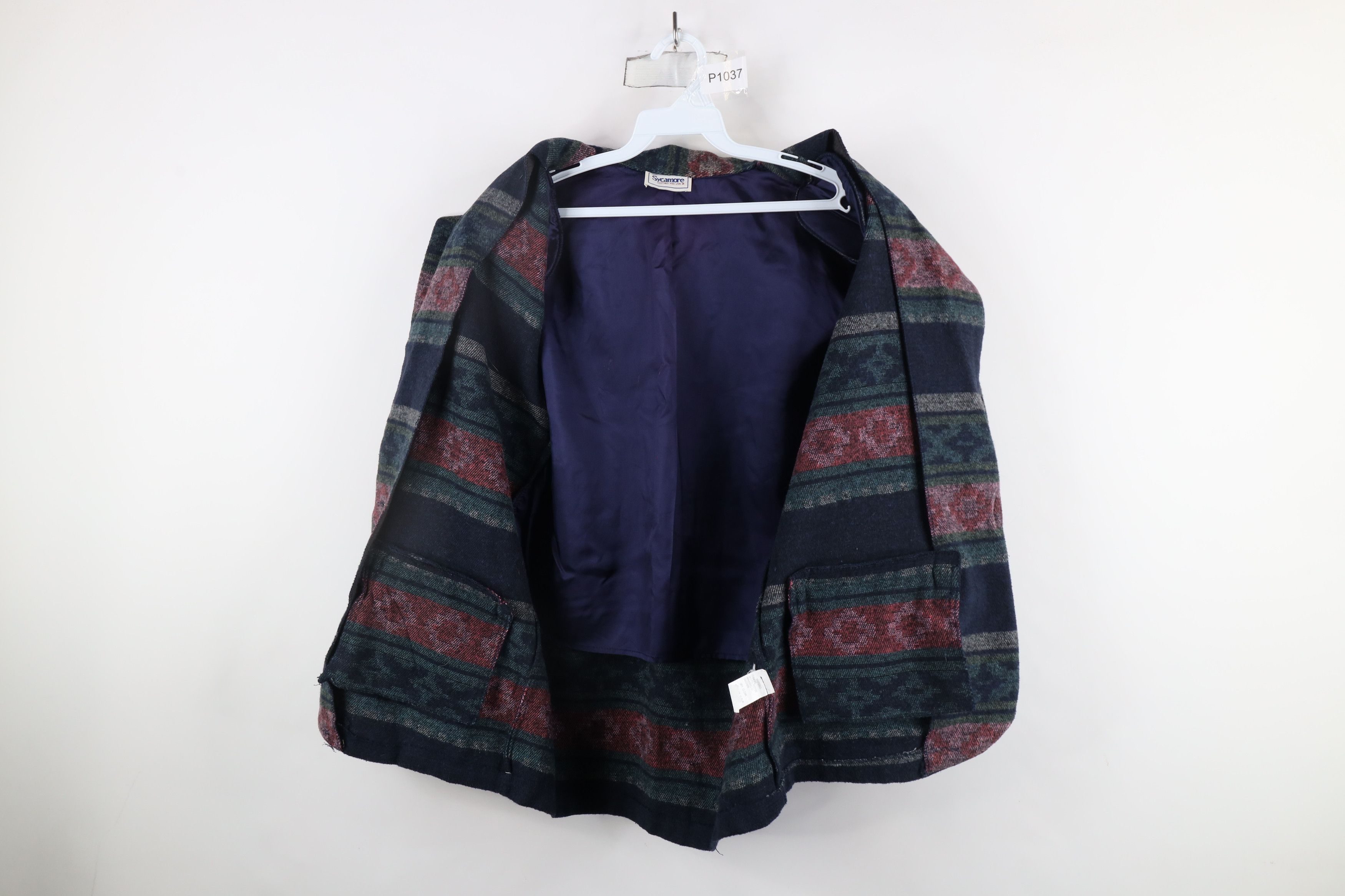 Vintage Vintage 90s Streetwear Southwestern Fiesta Blazer Jacket USA Size M / US 6-8 / IT 42-44 - 9 Thumbnail
