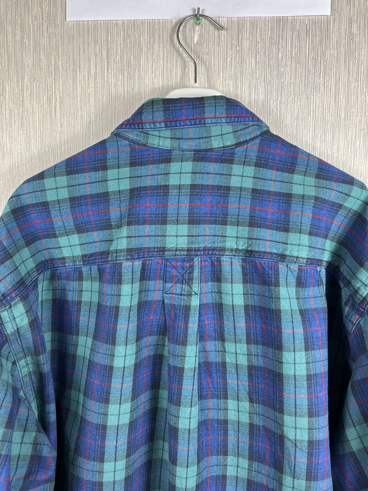 Flannel × L.L. Bean Vintage LL Bean plaid tartan flannel shirt USA with pocket Size US L / EU 52-54 / 3 - 21 Thumbnail