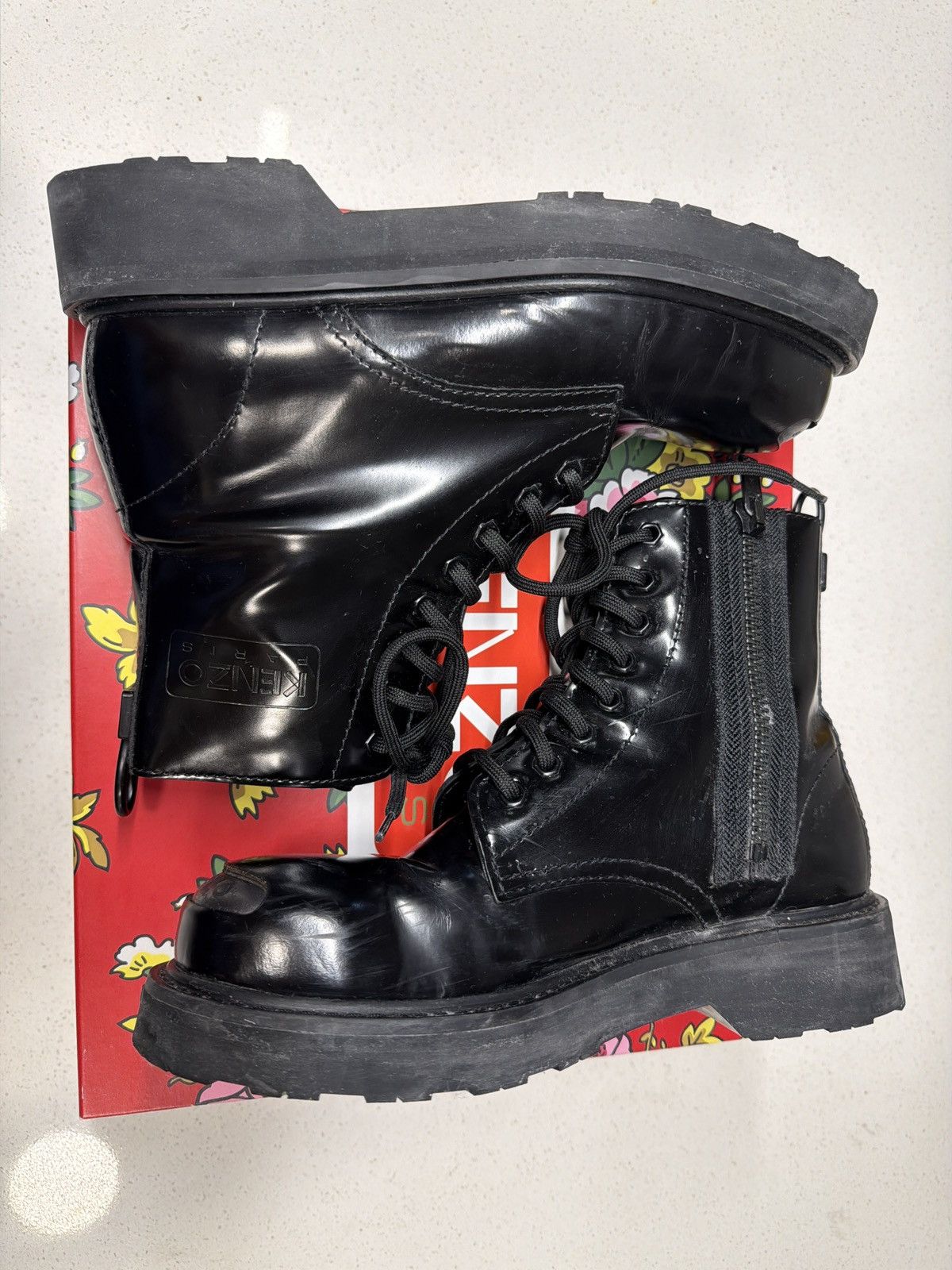 Kenzo KenzoSmile Lace-Up Boot Size 40 Size US 7 / EU 40 - 3 Thumbnail