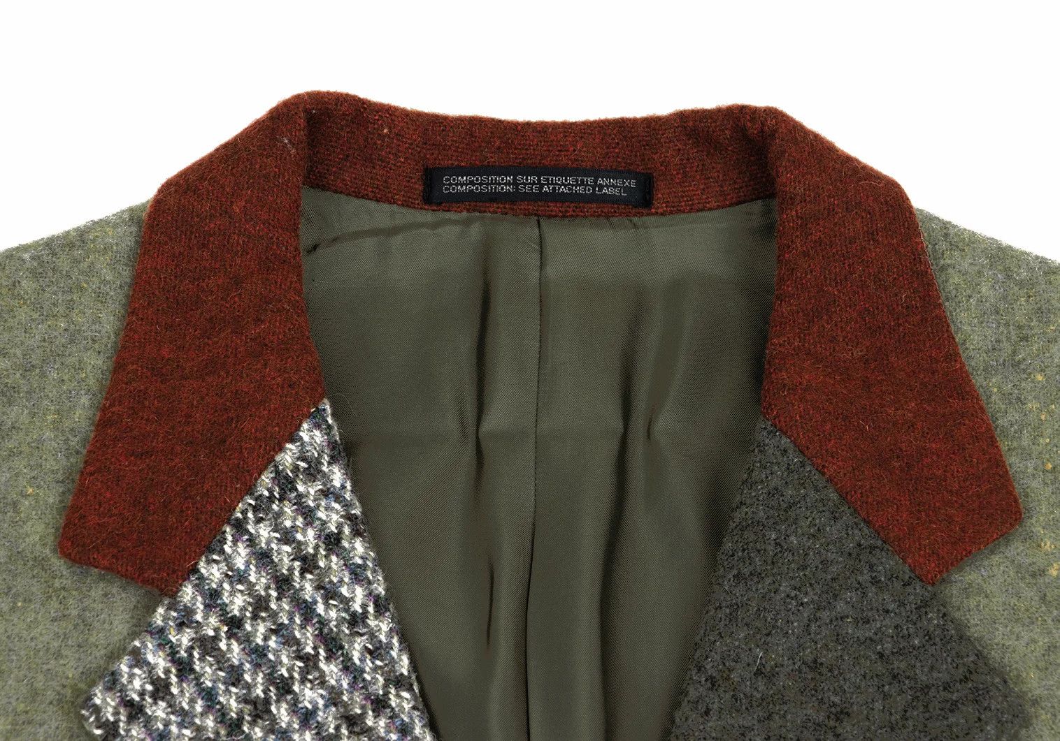 Yohji Yamamoto Yohji Yamamoto Wool Crazy Pattern Jacket Size US M / EU 48-50 / 2 - 3 Thumbnail