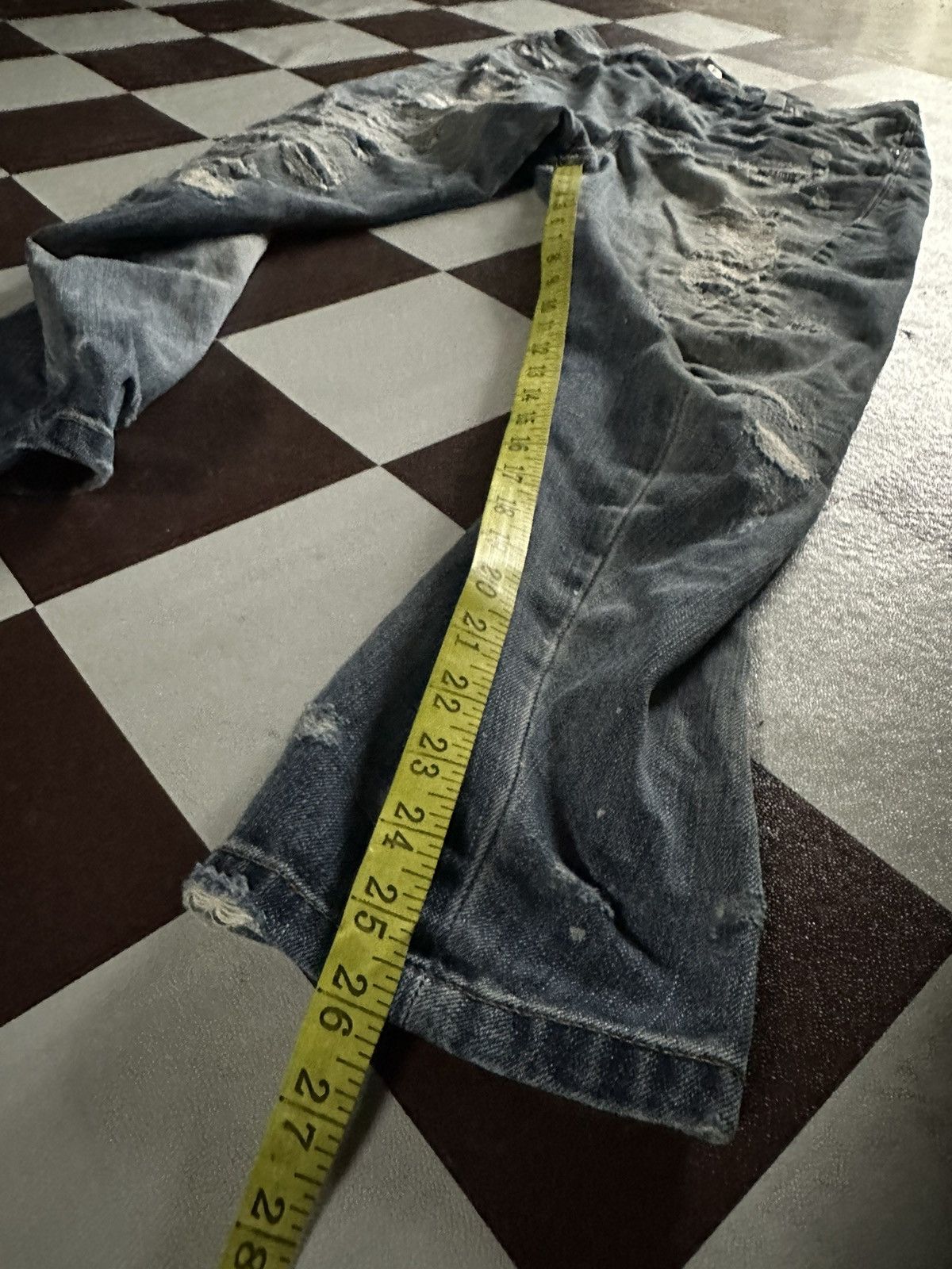 Japanese Brand Bite blue flared denim jeans Size US 30 / EU 46 - 12 Thumbnail