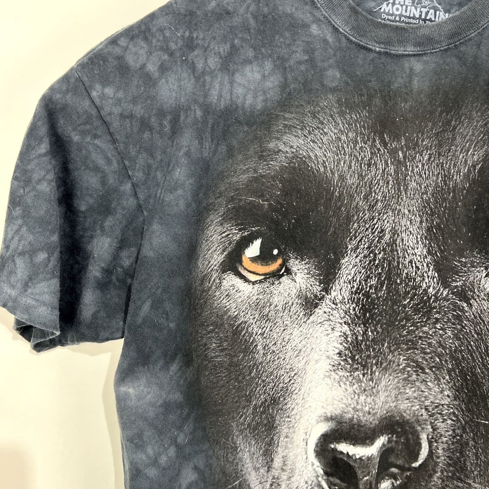 The Mountain The Mountain Big Black Lab Face Labrador Retriever Tie Dye T-Shirt Mens XL Size US XL / EU 56 / 4 - 4 Thumbnail