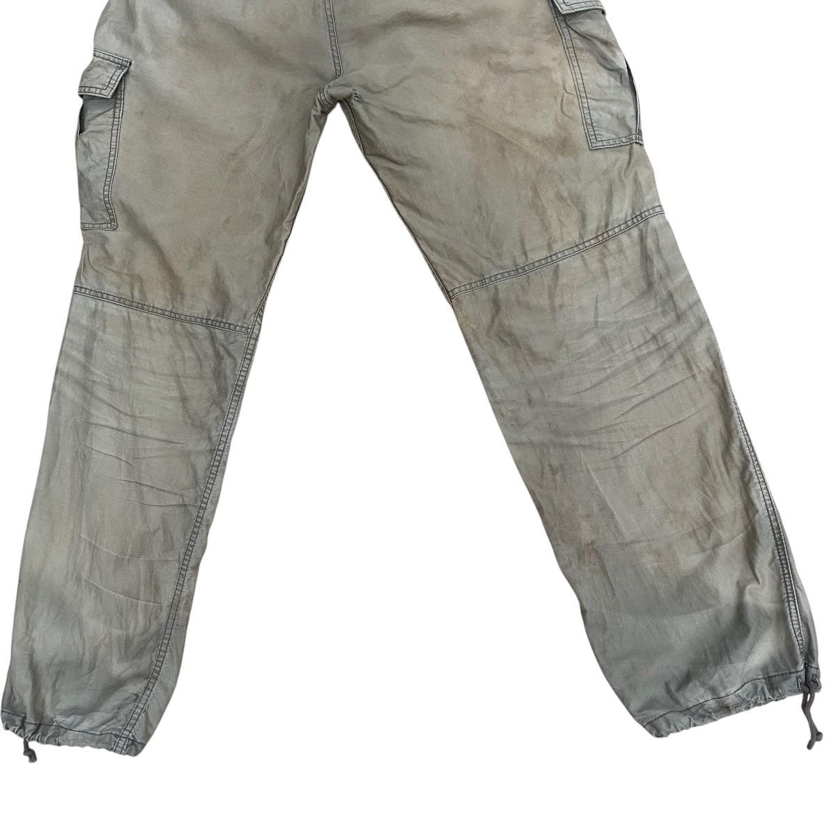Designer × Japanese Brand Back Number Tactical Multipocket Cargo Pants Drawstrings Size US 36 / EU 52 - 10 Thumbnail