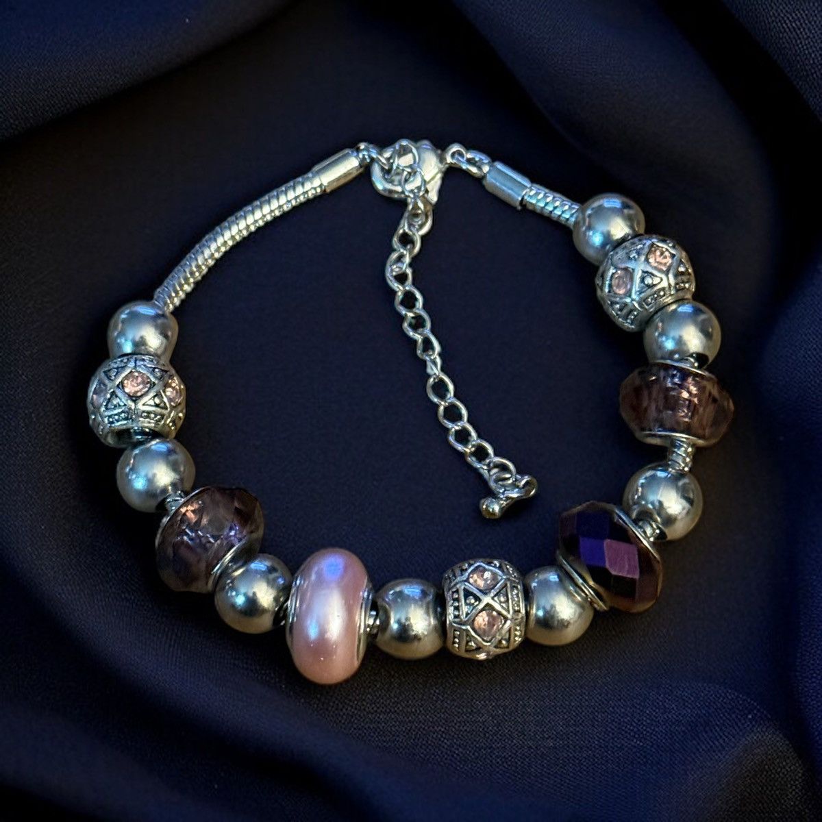 Other Dazzling Designs artisan glass sliding charm bracelet Size ONE SIZE - 2 Thumbnail