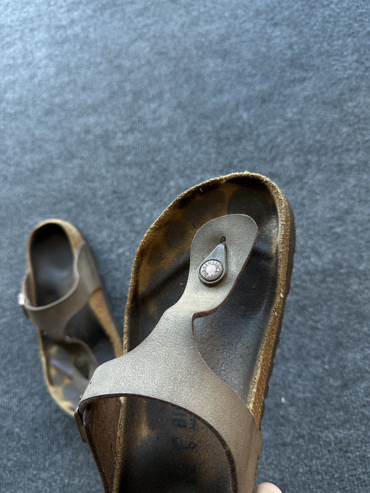 Birkenstock VNTG🚨 BIRKENSTOCK BROWN LUXURY Y2K RARE WOMEN SLIDES Size US 7 / IT 37 - 13 Thumbnail