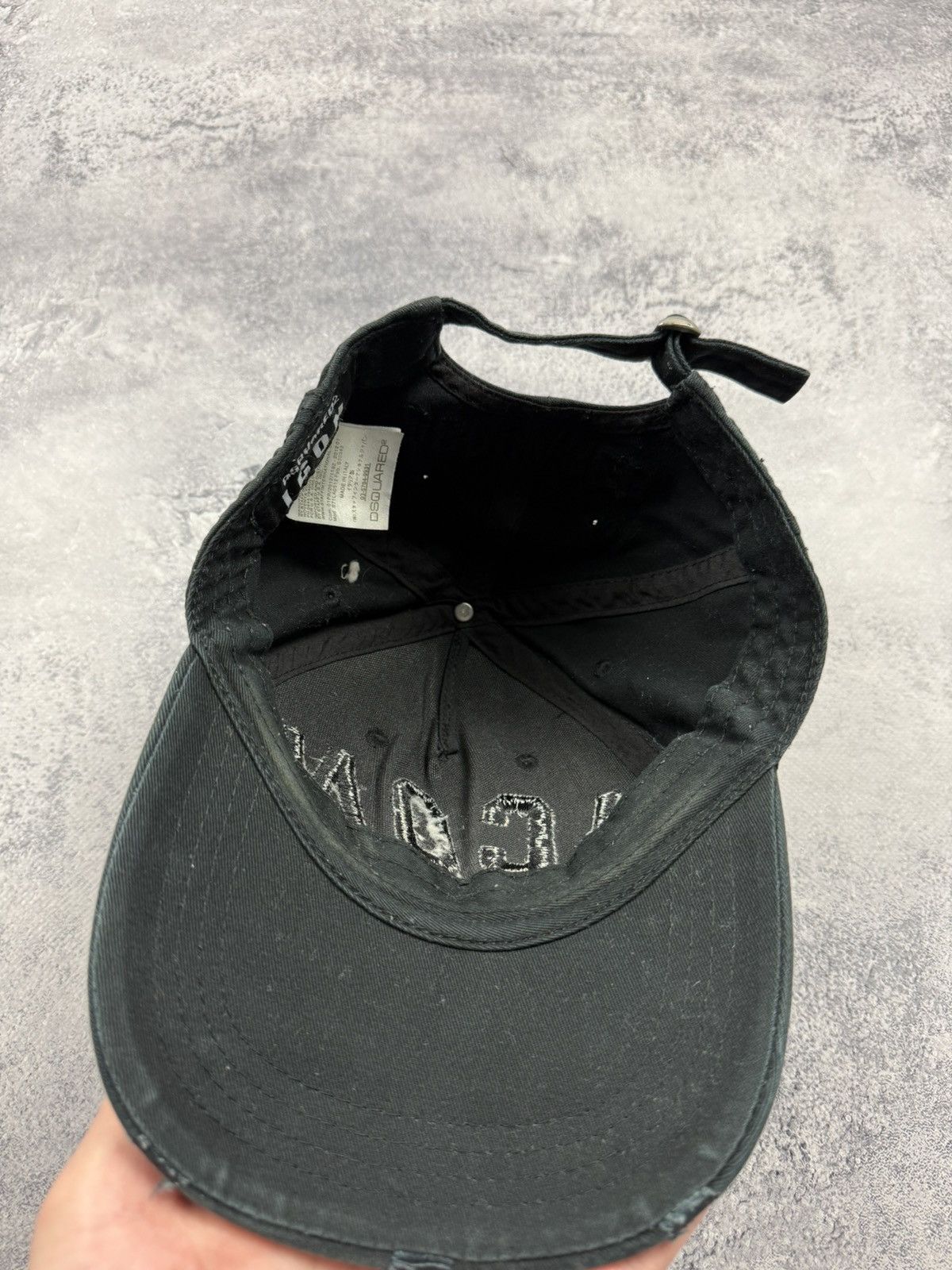 Dsquared2 Dsquared2 ICON Volume Embroidered Big Logo Cap Hat Y2K Hype Size ONE SIZE - 10 Thumbnail