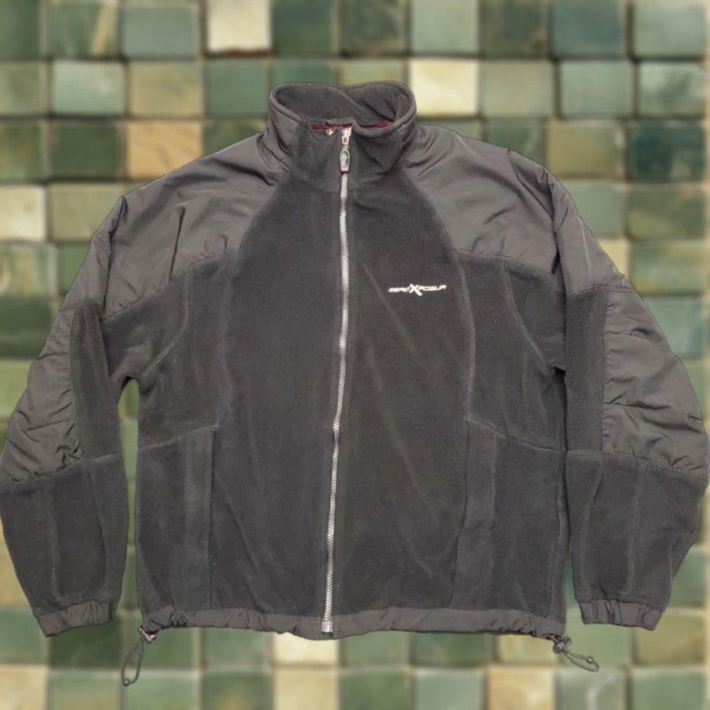 ZeroXposur VINTAGE ZeroXposur Jacket Mens M Black Fleece Outdoor Tech Full Zip Adjustable Waist Size US M / EU 48-50 / 2 - 1 Thumbnail