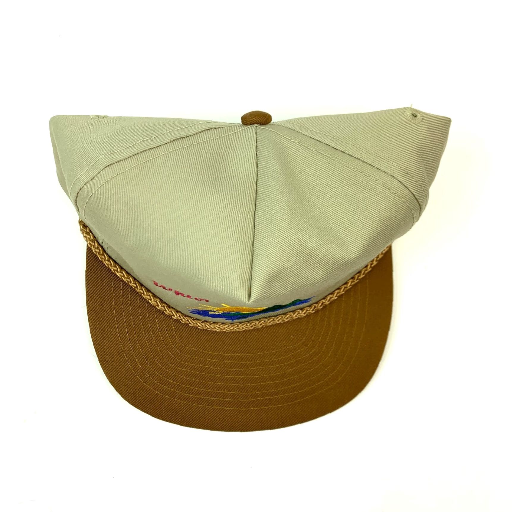 Vintage VINTAGE Whiskerthon 2000 Brown Snapback Trucker Hat Cap Mens Ladies Adults One Size Brown Polycotton Cap Snapback Trucker 2000s Size ONE SIZE - 2 Thumbnail