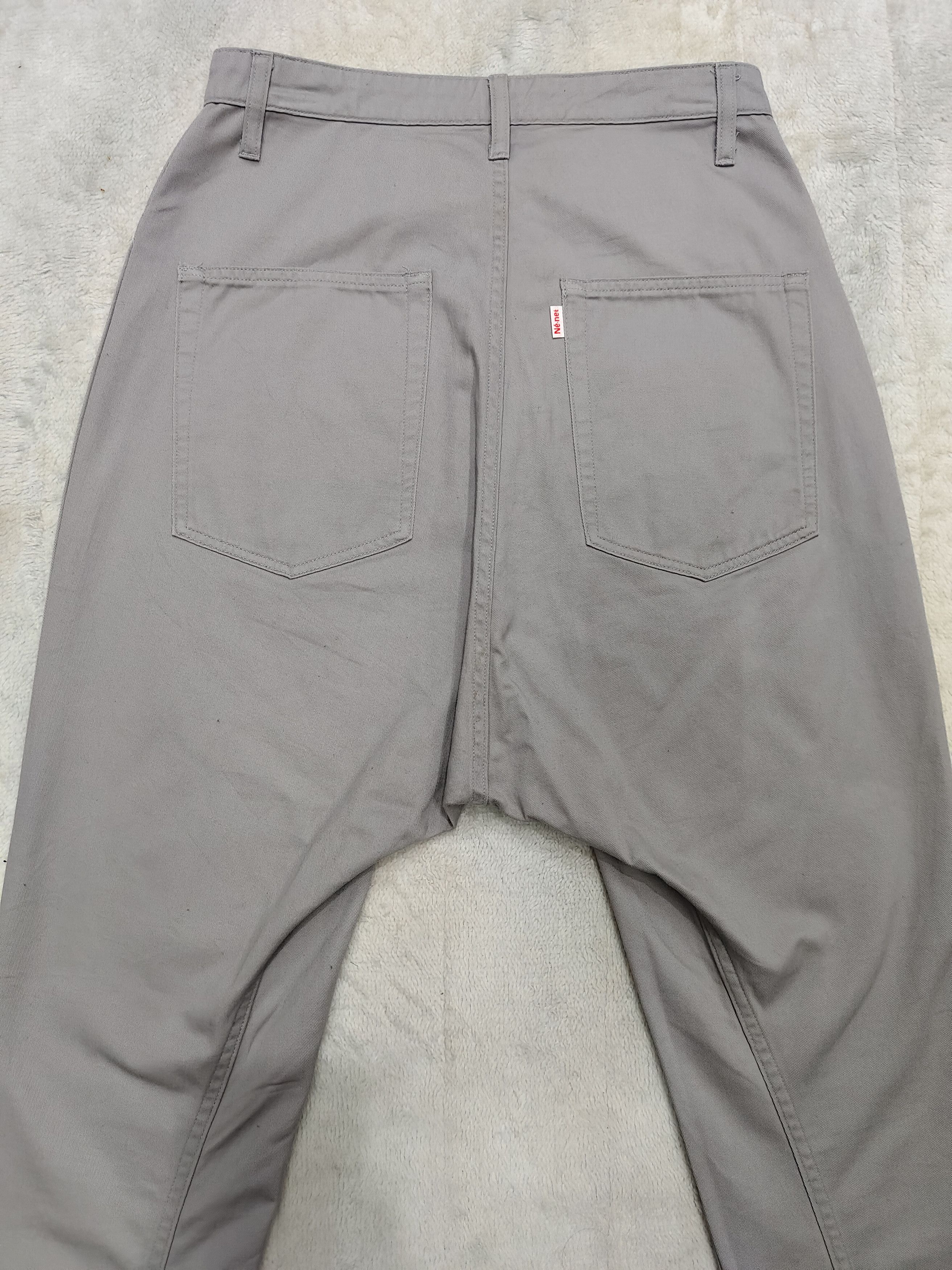 Ne-Net 🇯🇵Ne-Net🇯🇵 Plaid Drop Crotch Reversibel Trousers Size 30" / US 8 / IT 44 - 8 Thumbnail