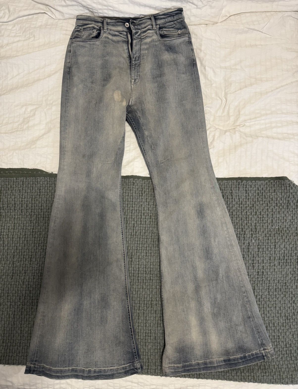 Rick Owens Drkshdw DRKSHDW BOLAN BOOTCUT JEANS Size US 33 - 1 Thumbnail