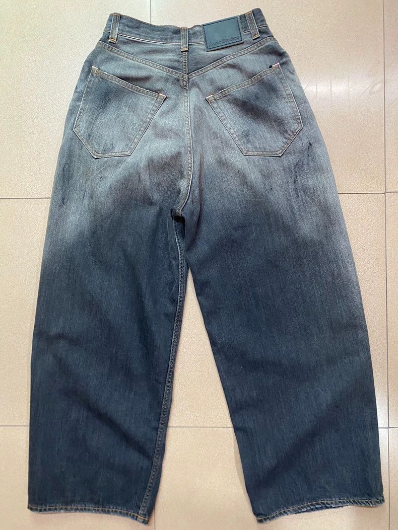 Acne Studios Acne Studios Distressed graffiti and splashed ink black je Size US 28 / EU 44 - 2 Thumbnail