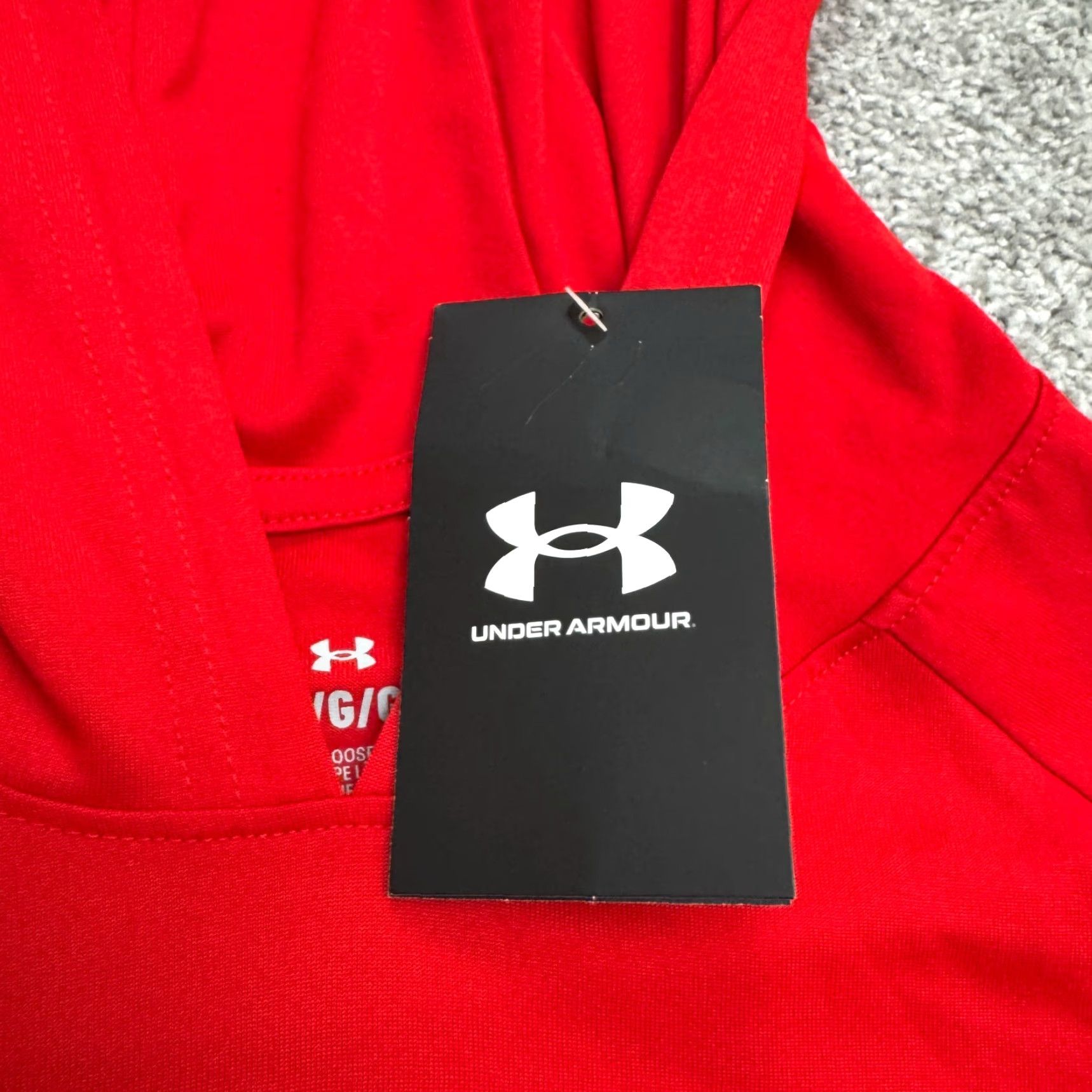 Under Armour VINTAGE Under Armour Texas Tech Red Raiders Loose Fit Hoodie Sweatshirt Mens L NWT Size US L / EU 52-54 / 3 - 7 Thumbnail