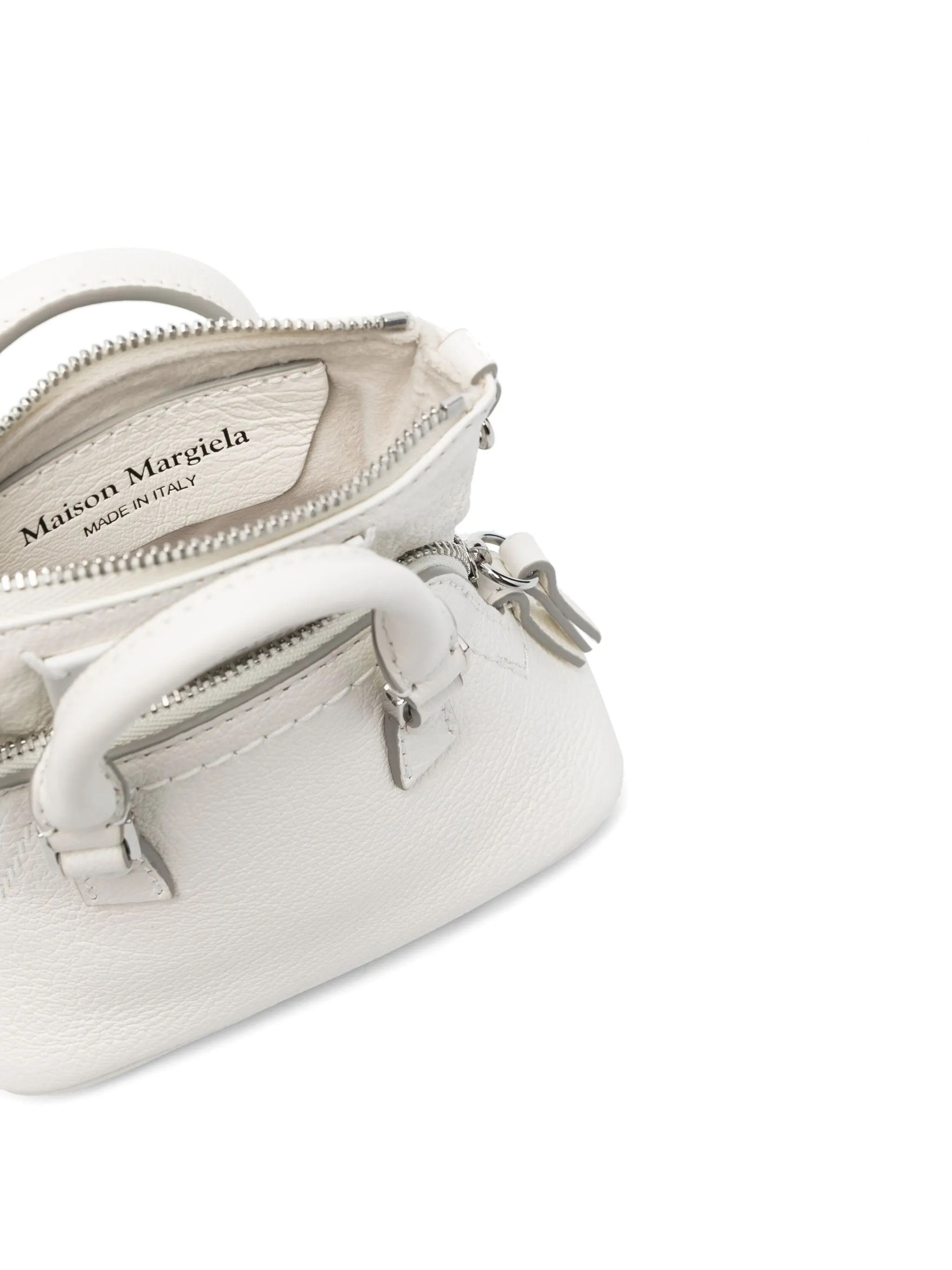 Maison Margiela oc11z1225 Size: OS / Classique Baby Tote Bag in White Size ONE SIZE - 5 Thumbnail