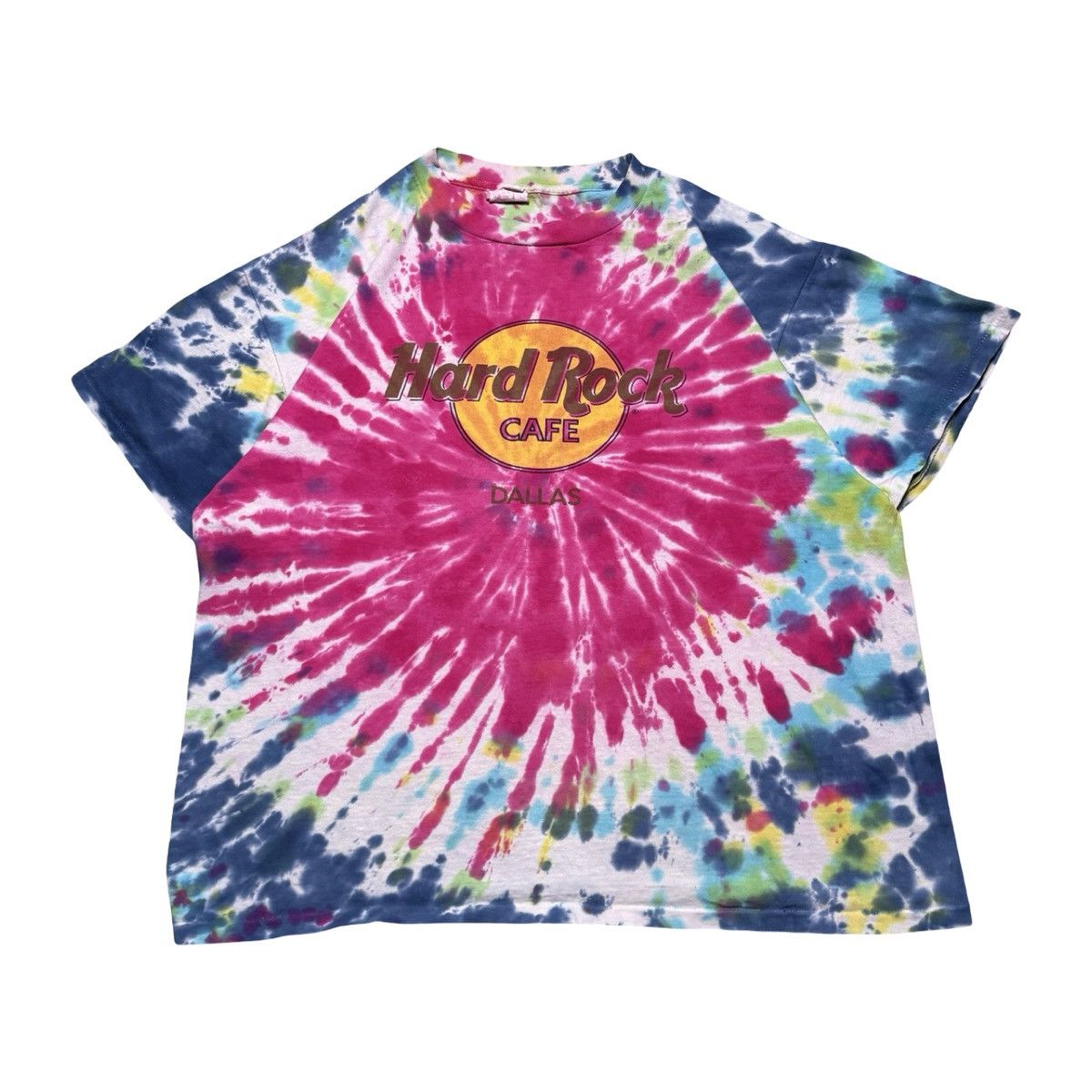 Hard Rock Cafe Vintage 90s Hard Rock Cafe Dallas Tie Dye Reggae Sundays XL Size US XL / EU 56 / 4 - 1 Thumbnail