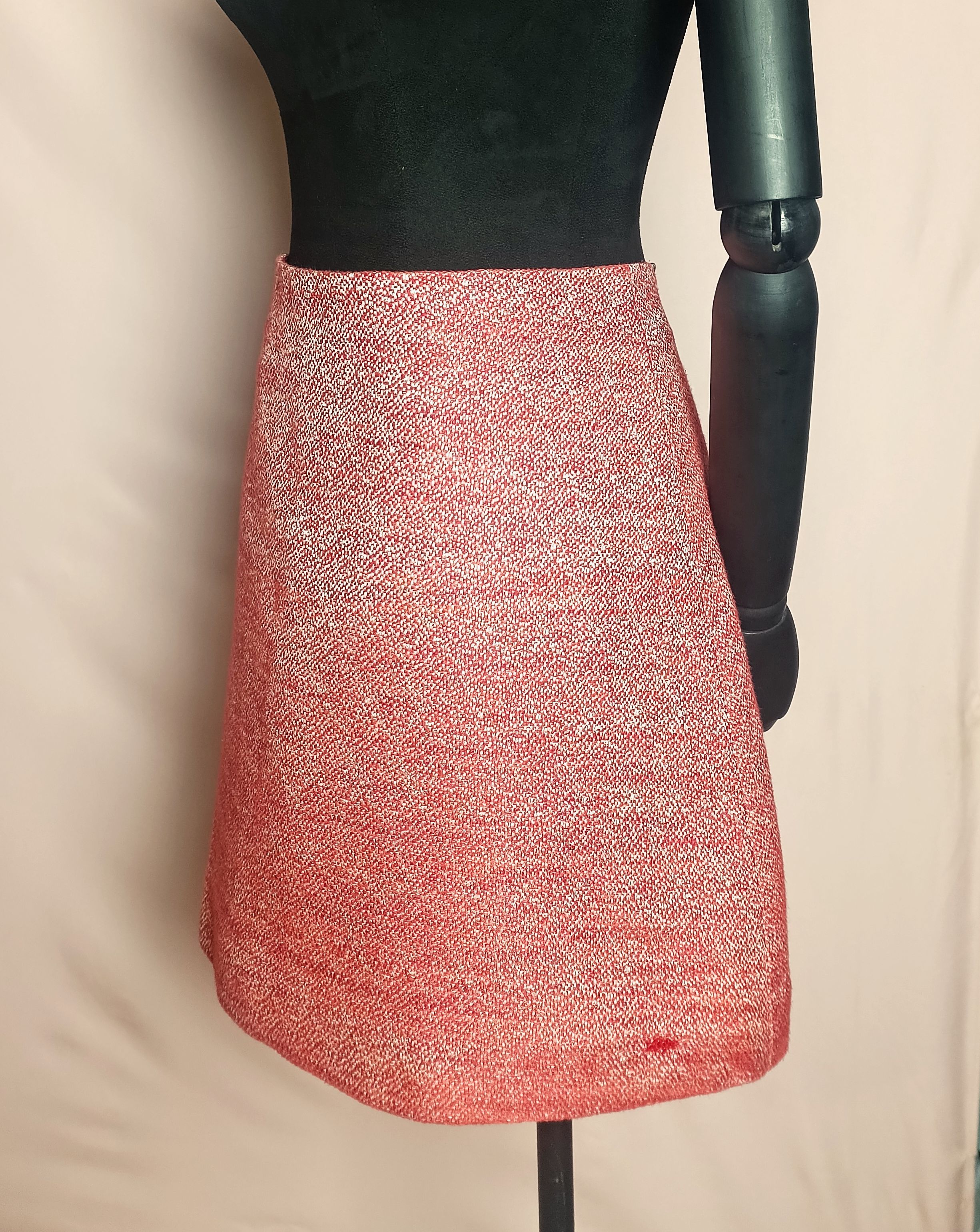 Cop Copine Cop Copine Publier Textured A-line Short Skirt EU 40 Size 27" / US 4 / IT 40 - 5 Thumbnail