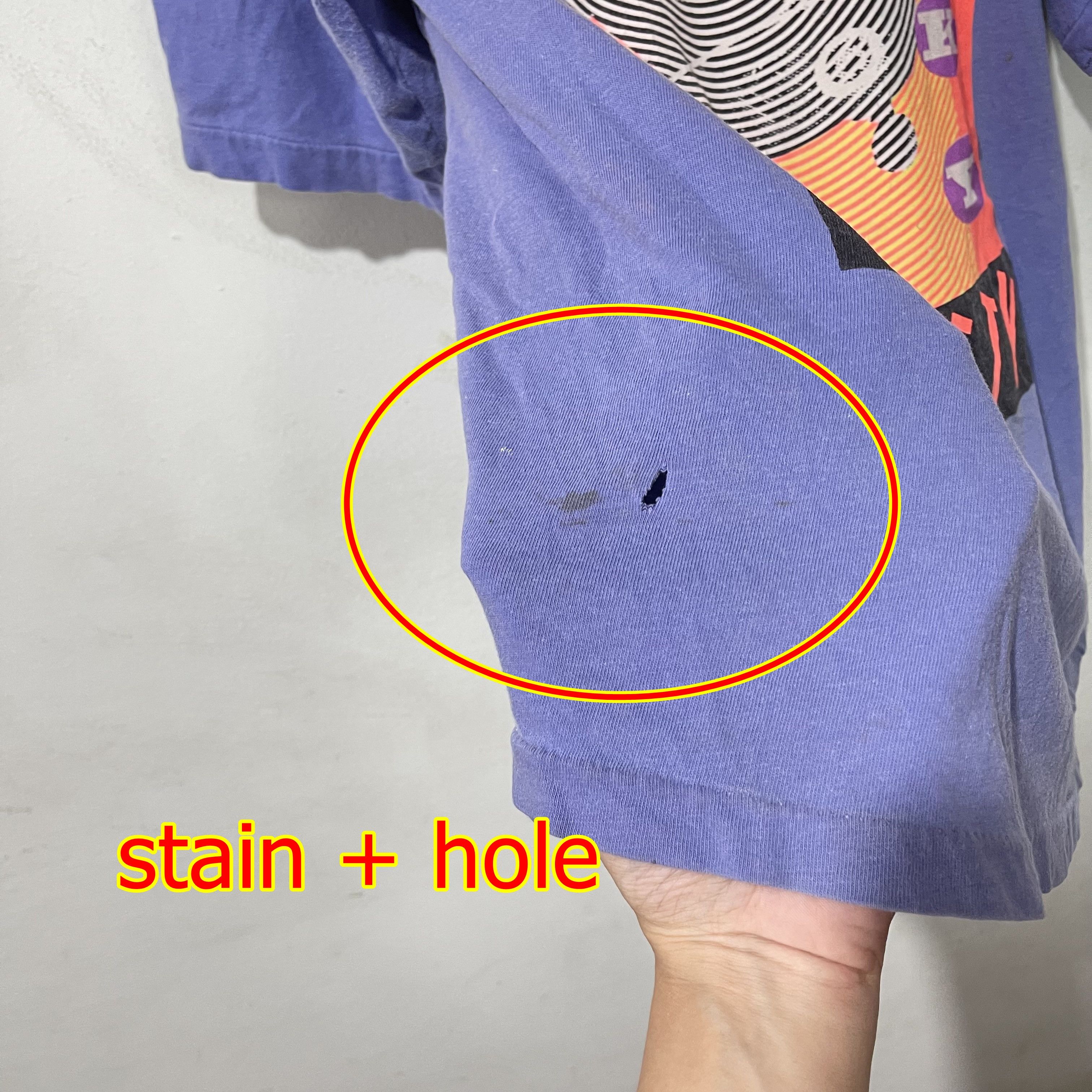 Vintage Vintage 90s Sky Anxiety Pocket Tee Size US XXS / EU 40 - 14 Thumbnail