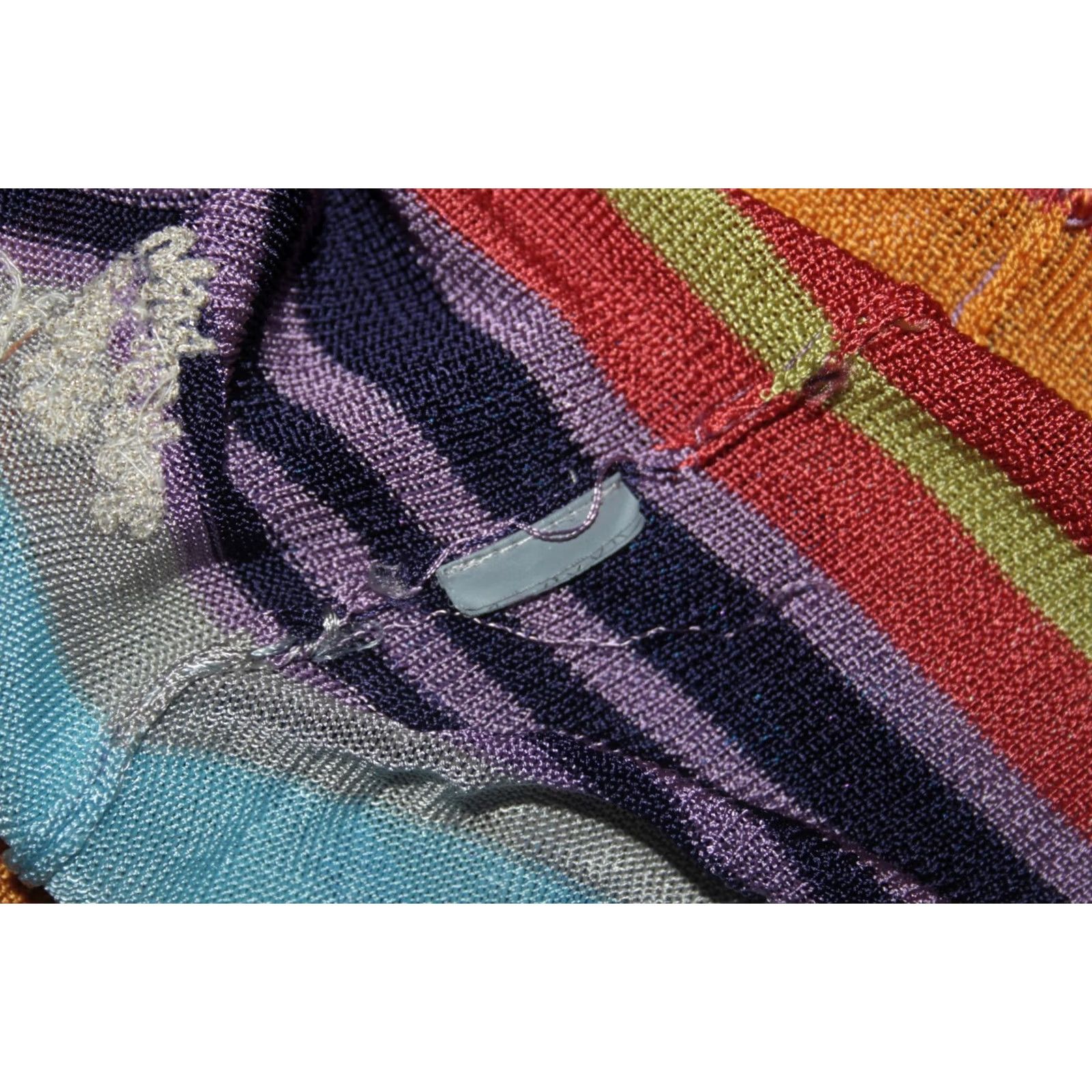 Desigual Desigual Blouse Shirt Multicolored Striped Tunic Long Sleeve S Womens Size S / US 4 / IT 40 - 8 Thumbnail