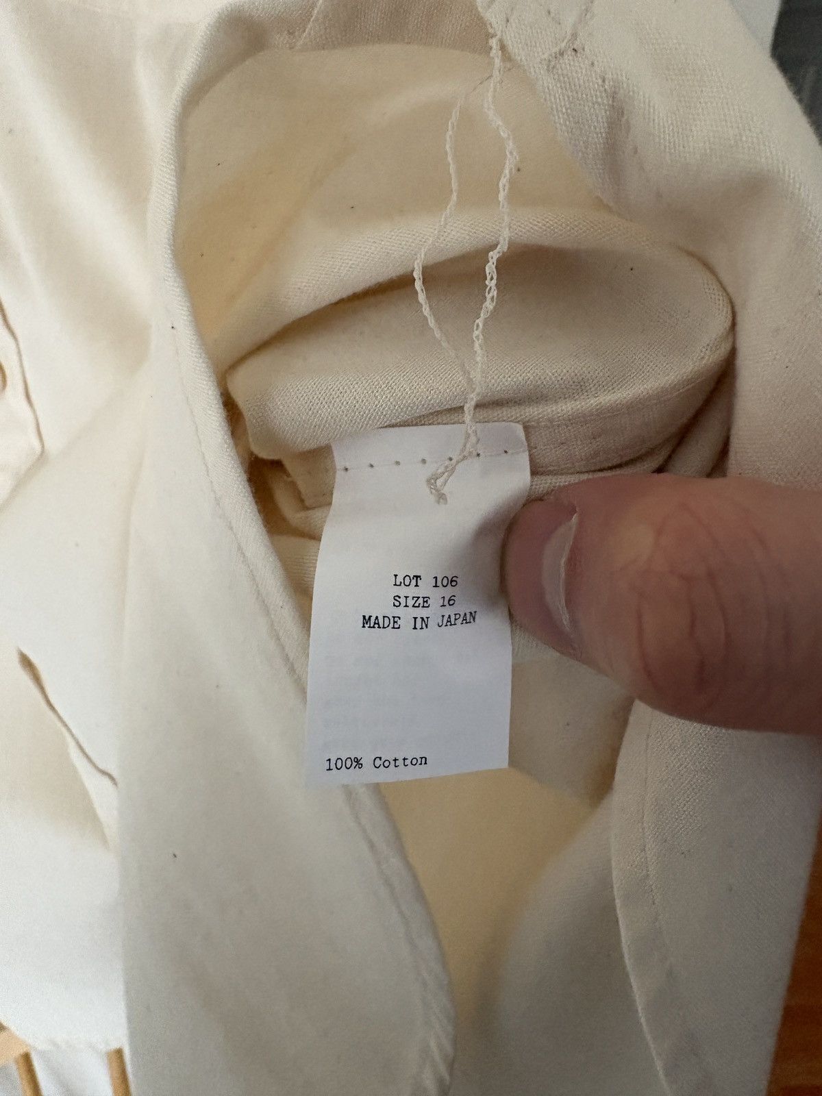 taiga takahashi lot.106 サイズ16 Taiga Takahashi Lot.106 Shirt Size 16