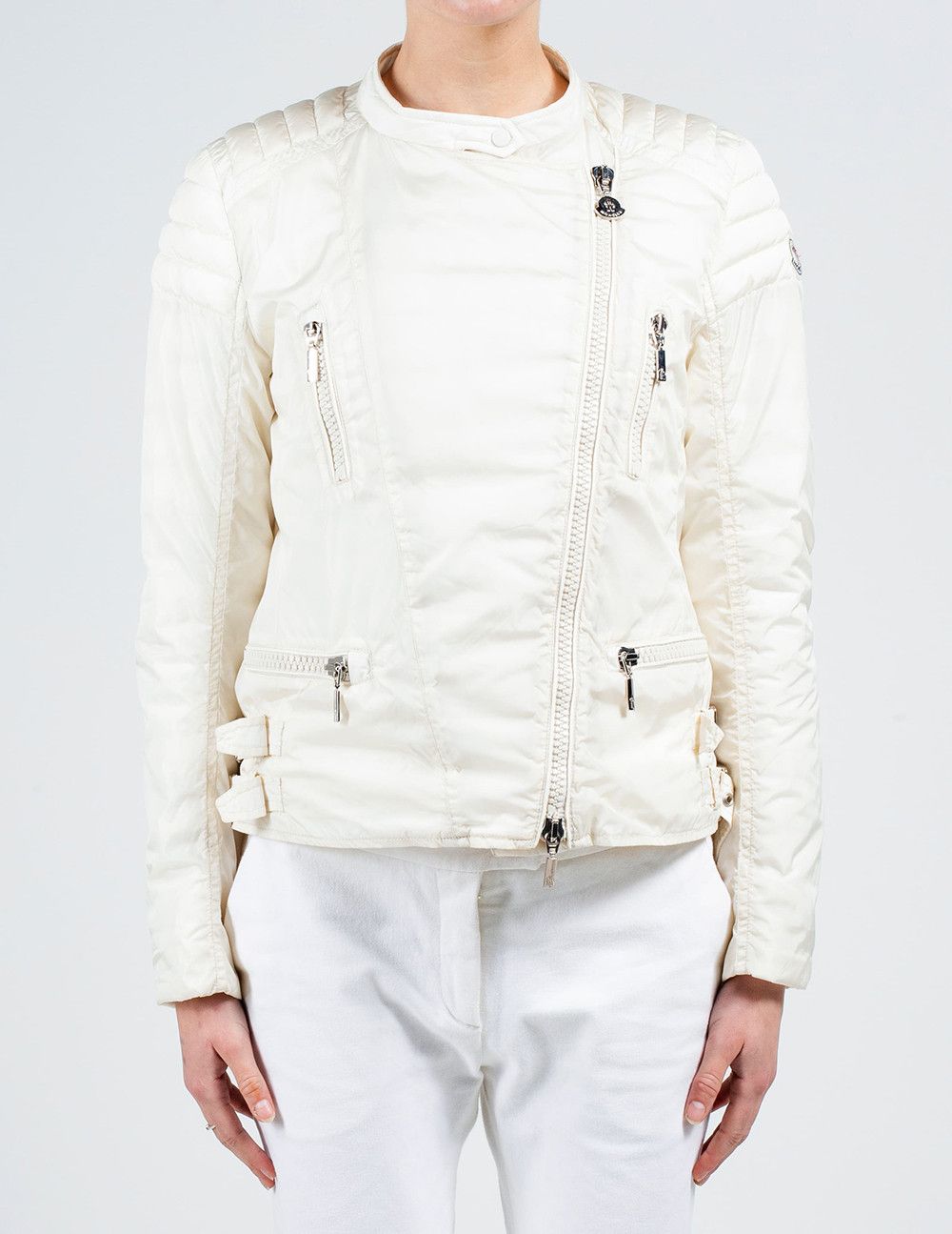 Moncler Moncler Nylon Biker Jacket Size M / US 6-8 / IT 42-44 - 10 Thumbnail